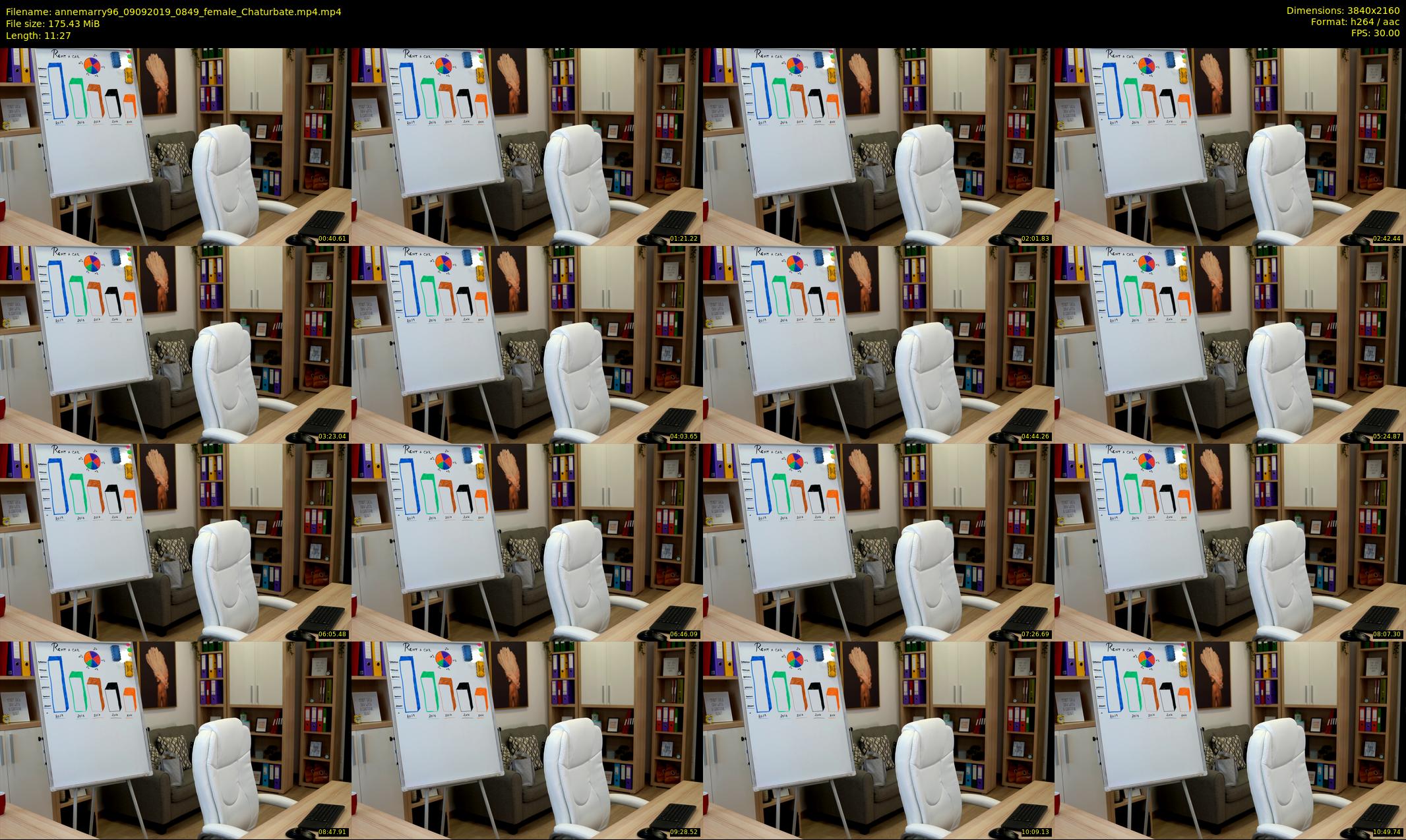 annemarry96 — 12 minute Chaturbate female cam show recording, 4K, Sep 9, 2019
