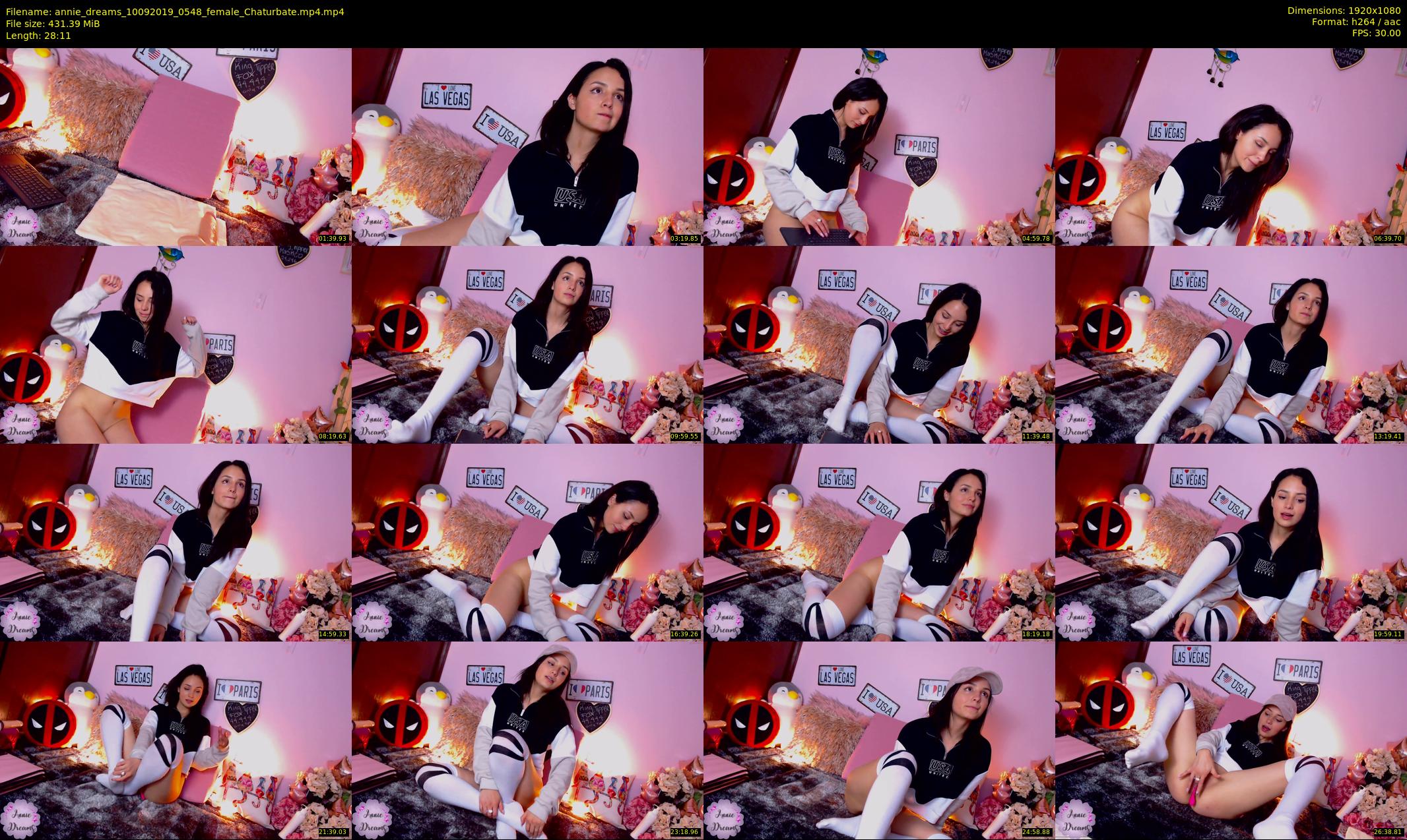 annie_dreams — 29 minute Chaturbate female cam show recording, 1080p, Sep 10, 2019
