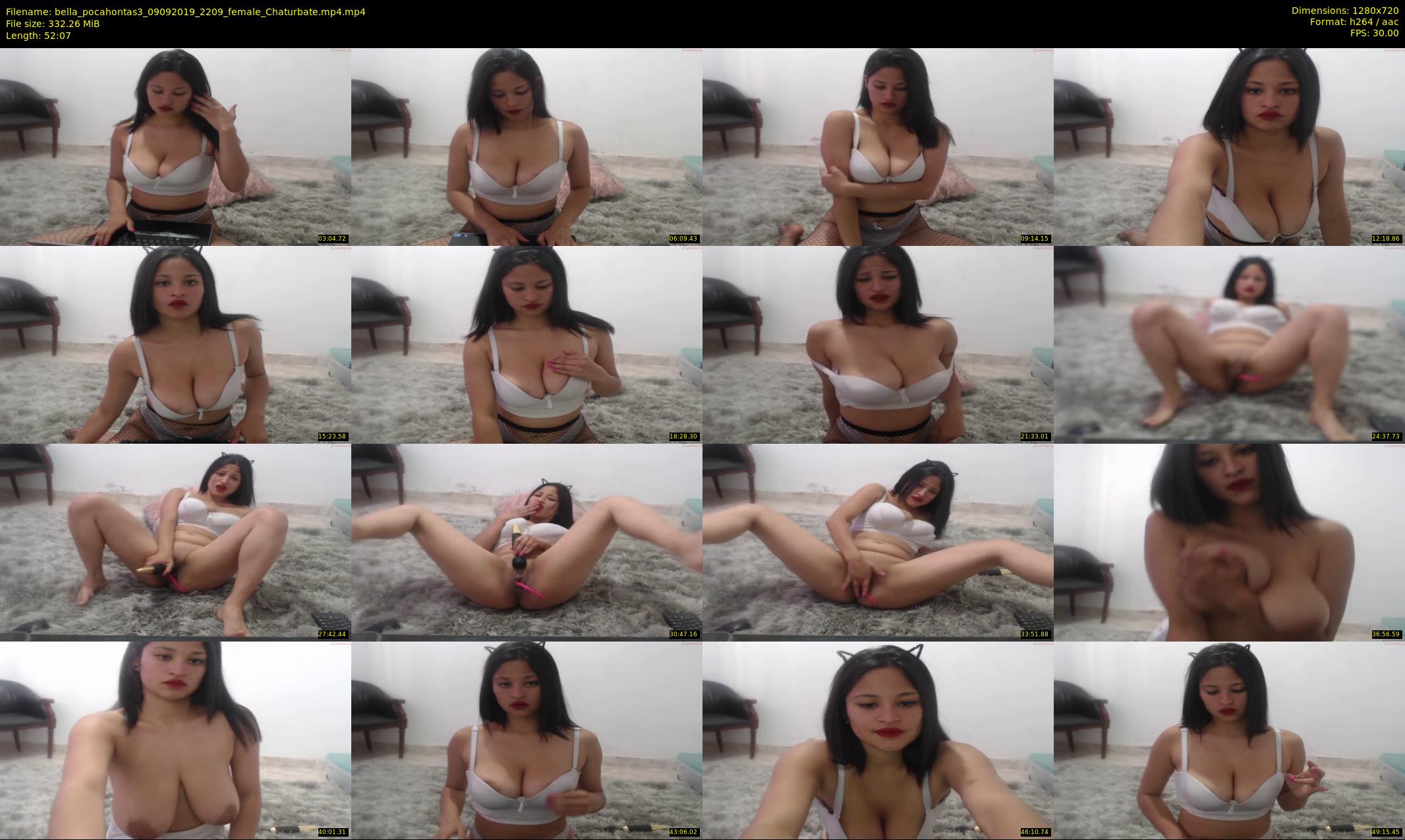 bella_pocahontas3 — 53 minute Chaturbate female cam show recording, 720p, Sep 9, 2019