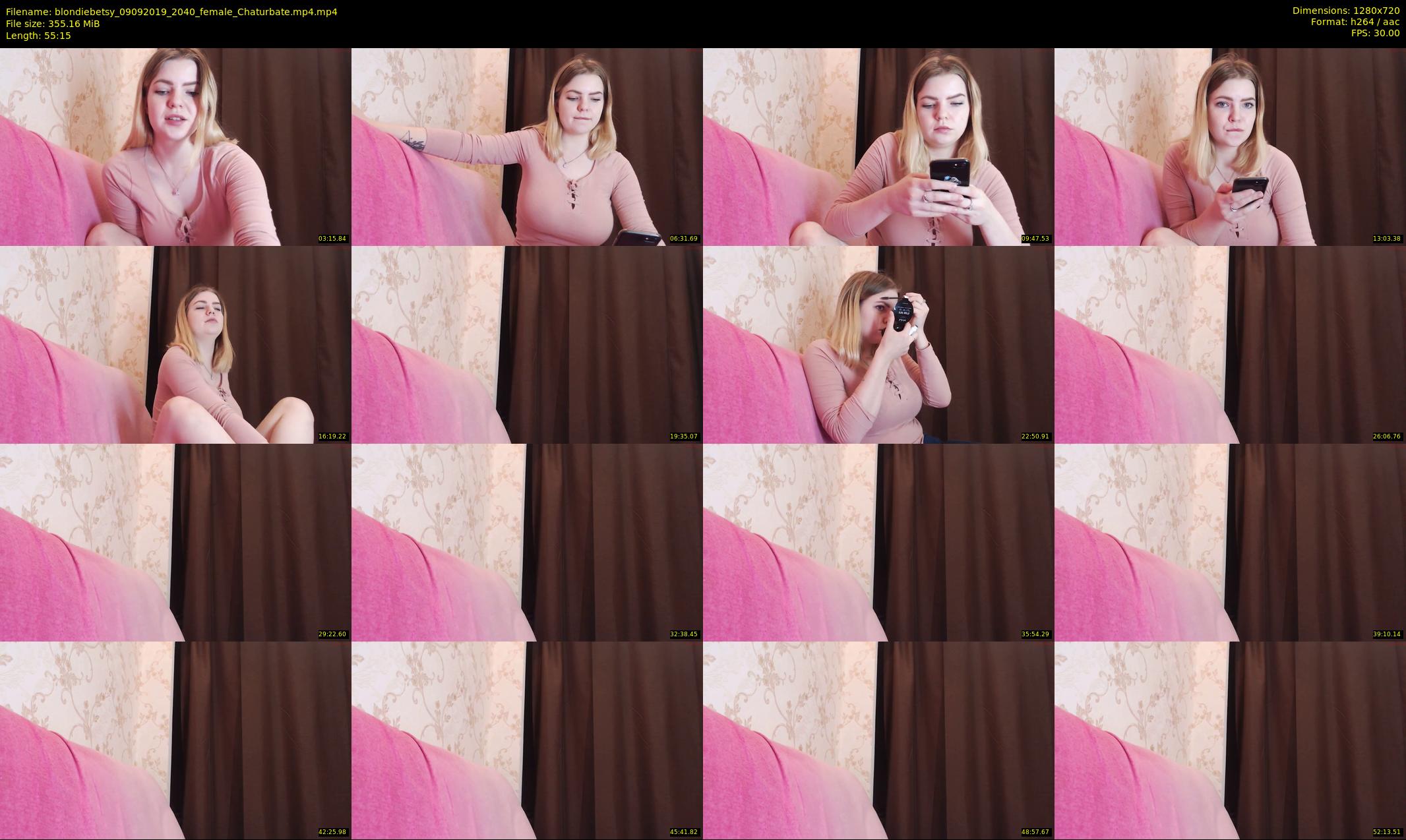 blondiebetsy — 56 minute Chaturbate female cam show recording, 720p, Sep 9, 2019
