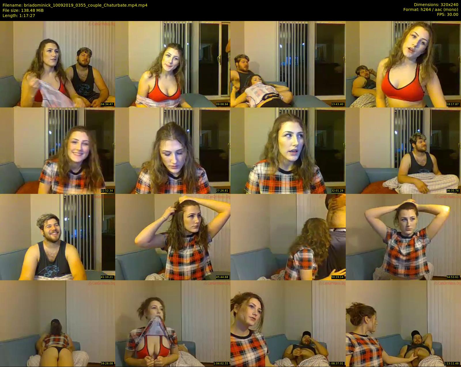 briadominick — 78 minute Chaturbate couple cam show recording, SD, Sep 10, 2019