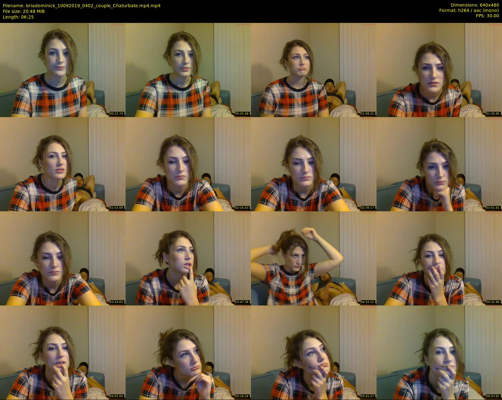 briadominick — 7 minute Chaturbate couple cam show recording, 480p, Sep 10, 2019