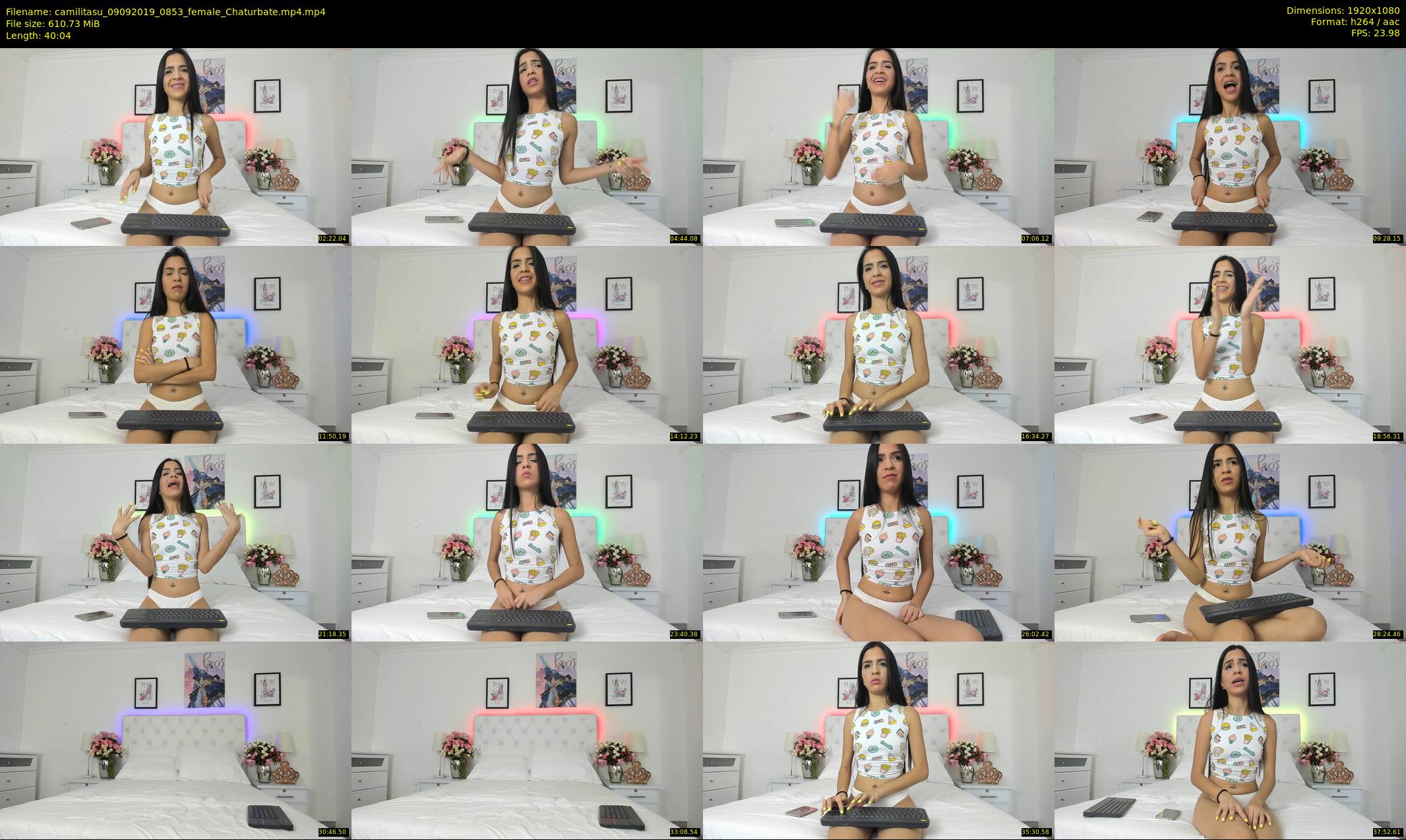 camilitasu — 41 minute Chaturbate female cam show recording, 1080p, Sep 9, 2019