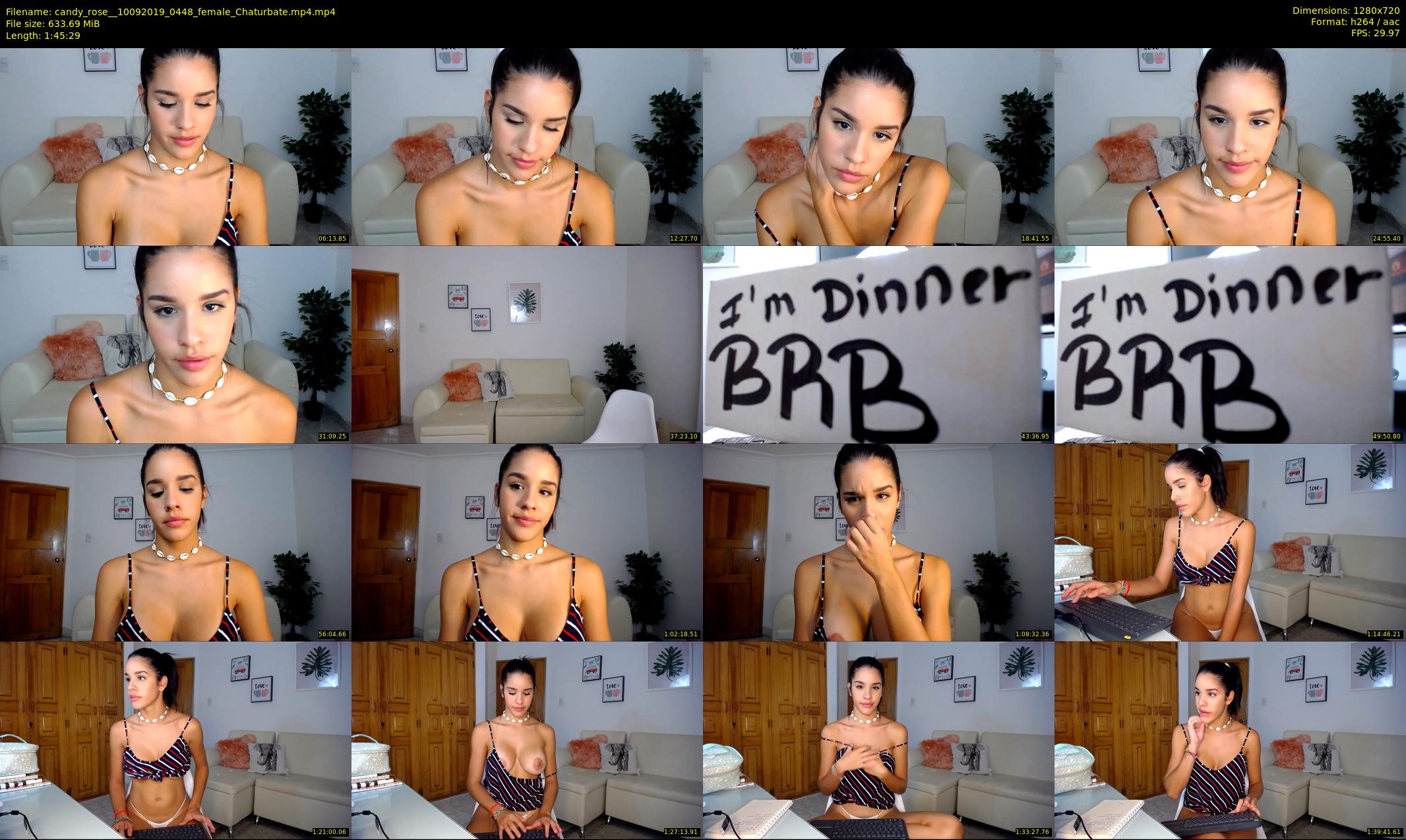 candy_rose_ — 106 minute Chaturbate female cam show recording, 720p, Sep 10, 2019