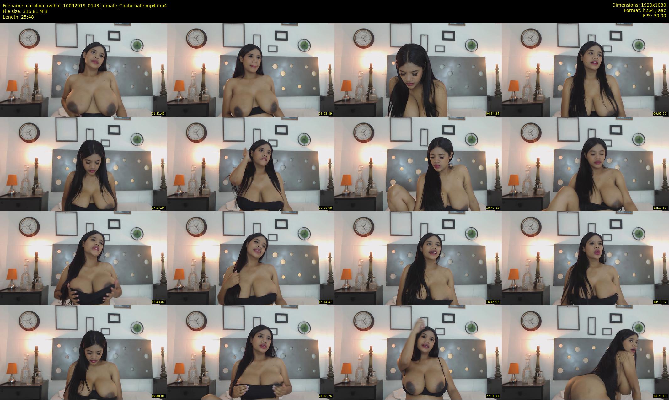 carolinalovehot — 26 minute Chaturbate female cam show recording, 1080p, Sep 10, 2019