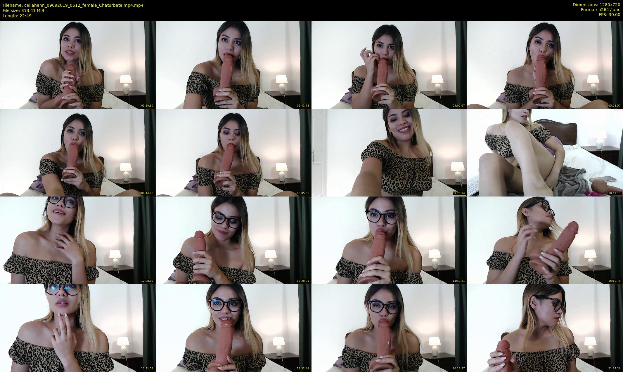 celiahenn — 23 minute Chaturbate female cam show recording, 720p, Sep 9, 2019