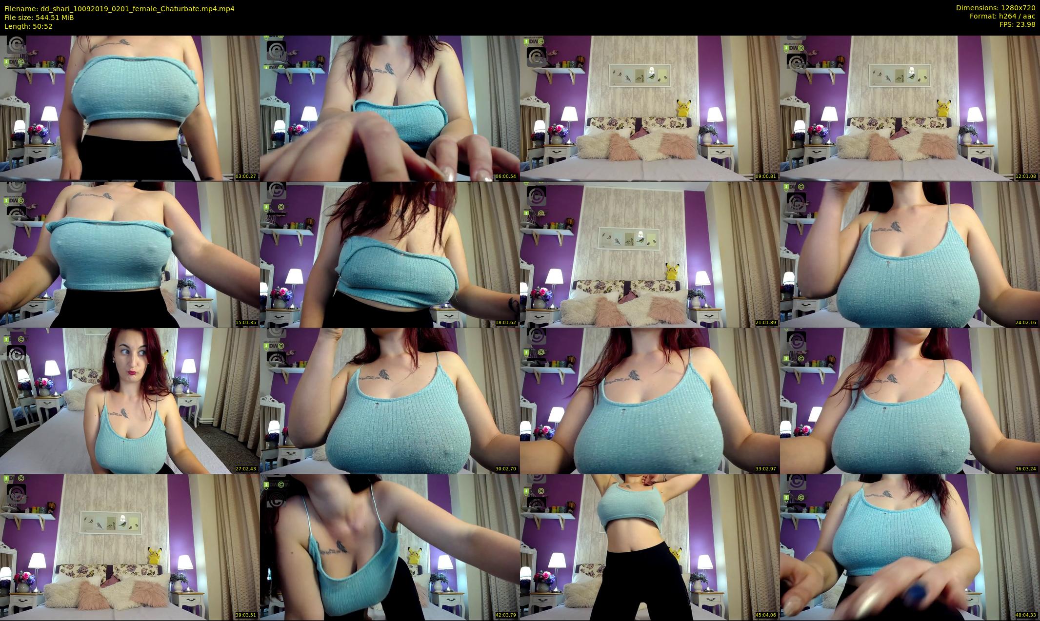 dd_shari — 51 minute Chaturbate female cam show recording, 720p, Sep 10, 2019