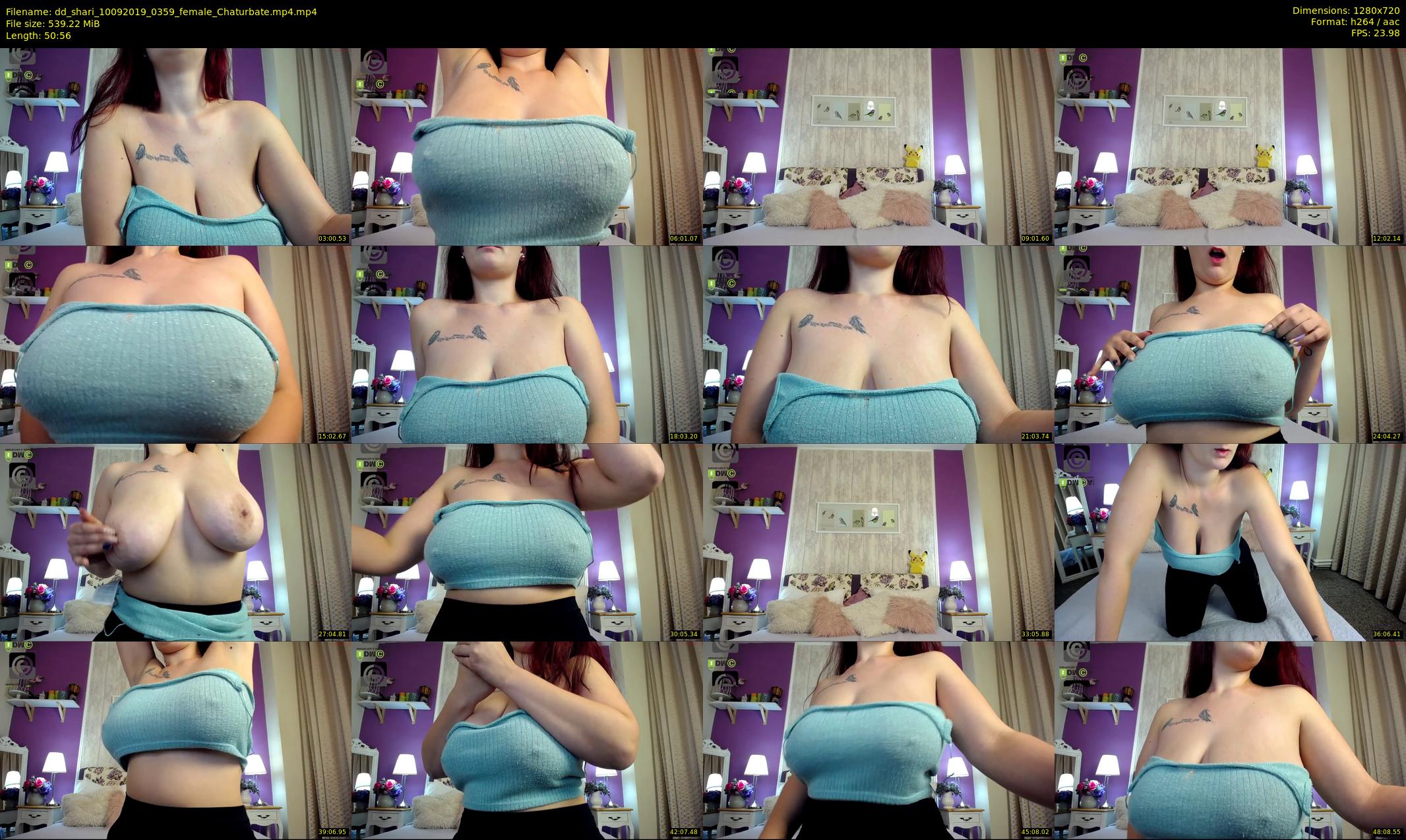 dd_shari — 51 minute Chaturbate female cam show recording, 720p, Sep 10, 2019