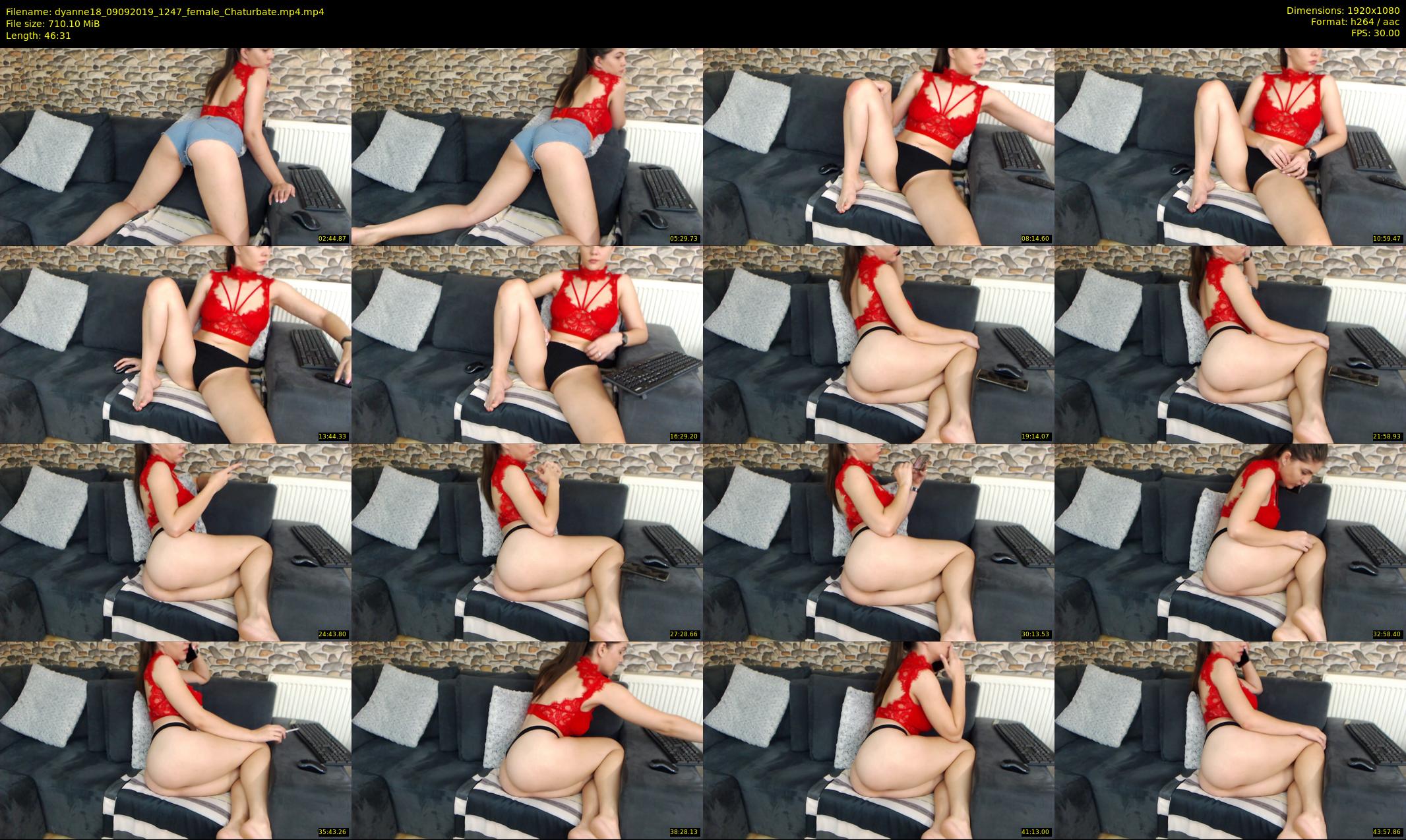 dyanne18 — 47 minute Chaturbate female cam show recording, 1080p, Sep 9, 2019