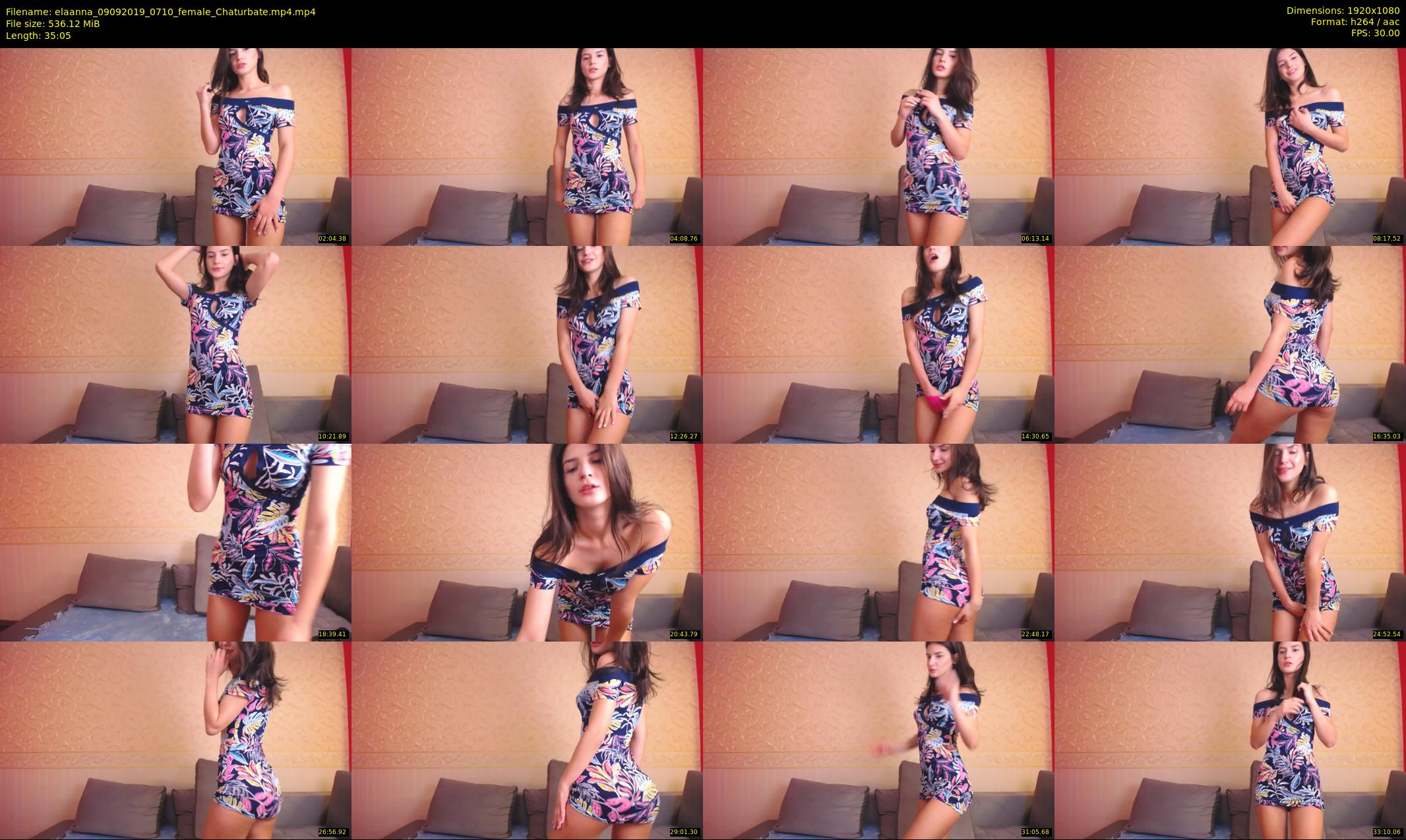 elaanna — 36 minute Chaturbate female cam show recording, 1080p, Sep 9, 2019