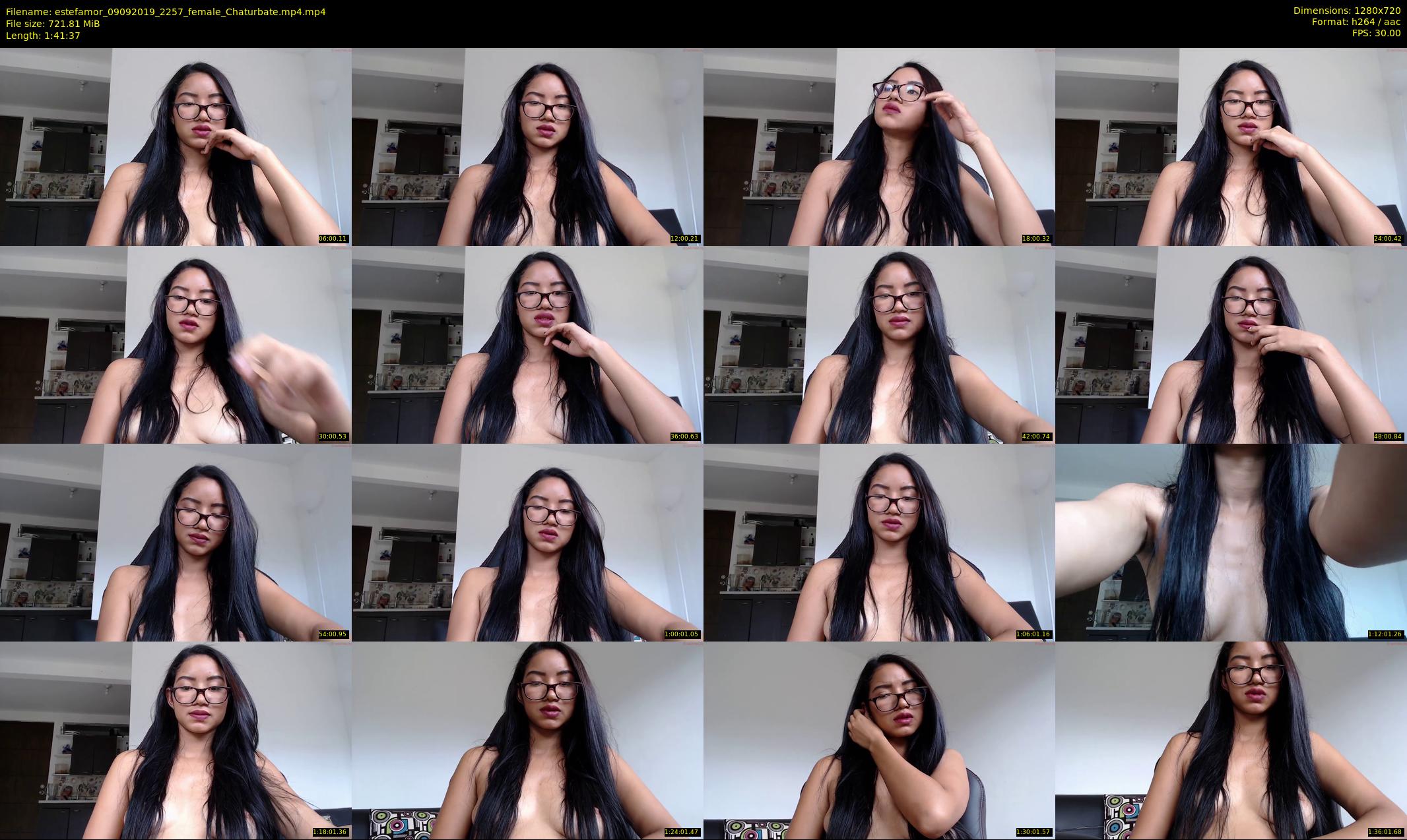 estefamor — 102 minute Chaturbate female cam show recording, 720p, Sep 9, 2019