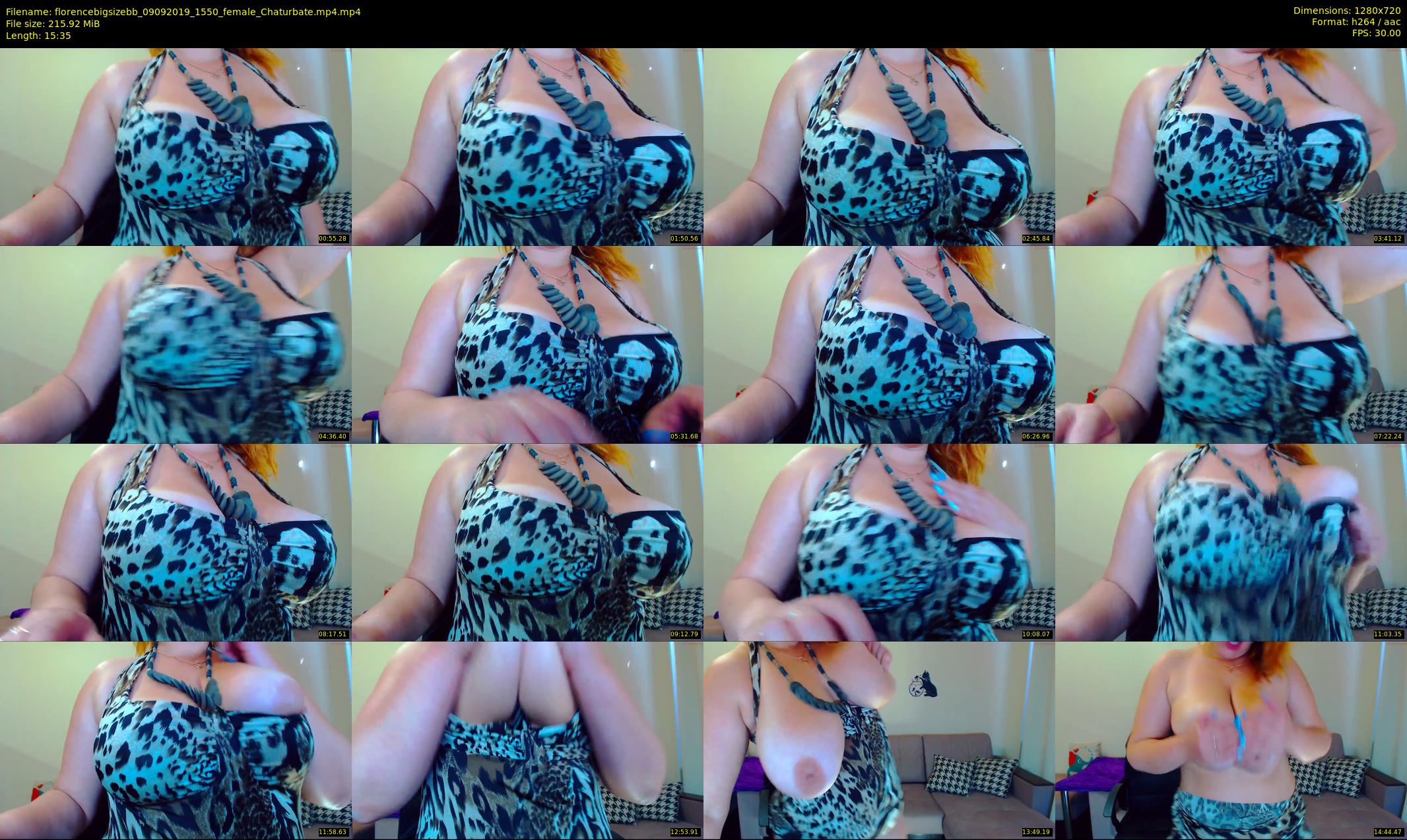 florencebigsizebb — 16 minute Chaturbate female cam show recording, 720p, Sep 9, 2019