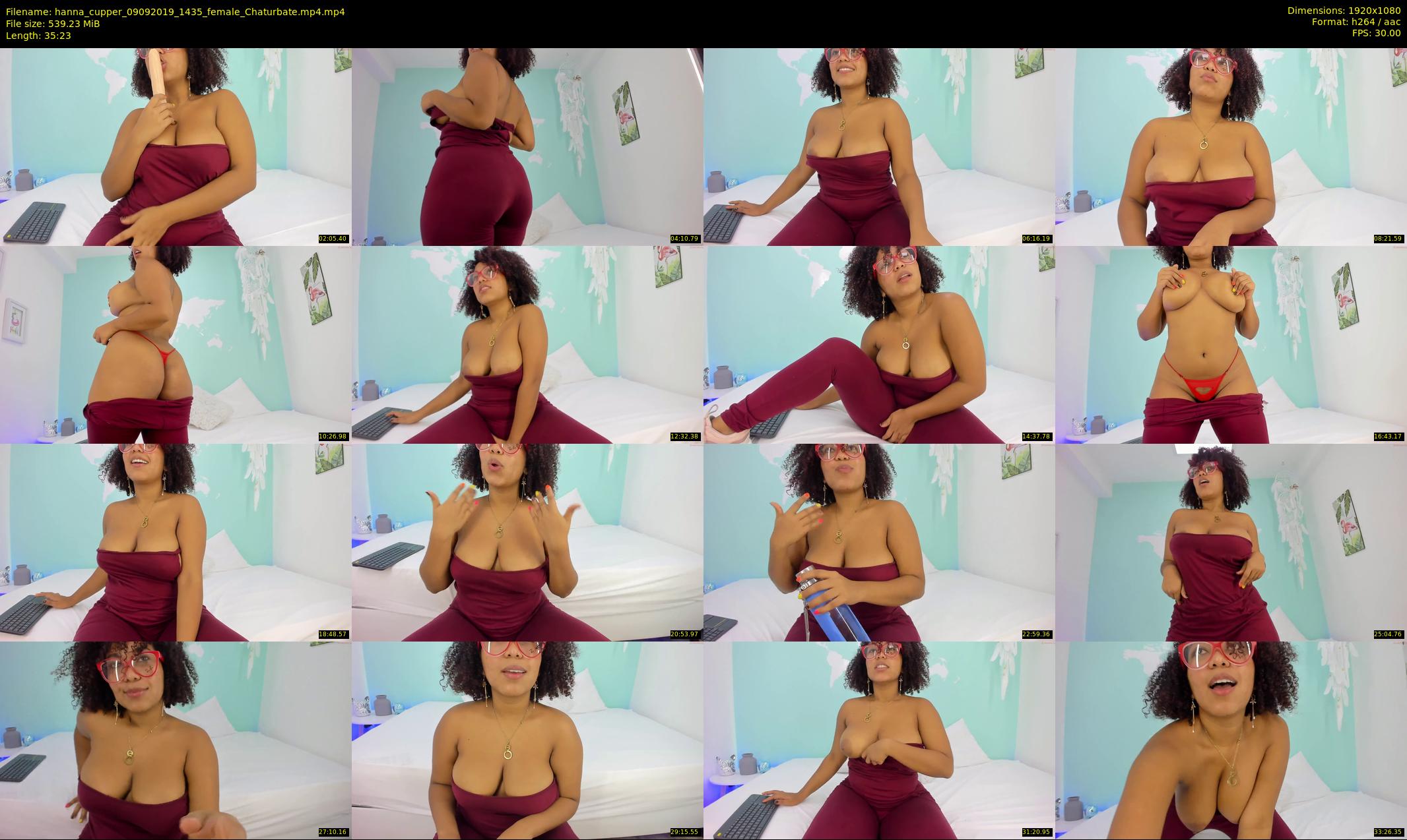 hanna_cupper — 36 minute Chaturbate female cam show recording, 1080p, Sep 9, 2019