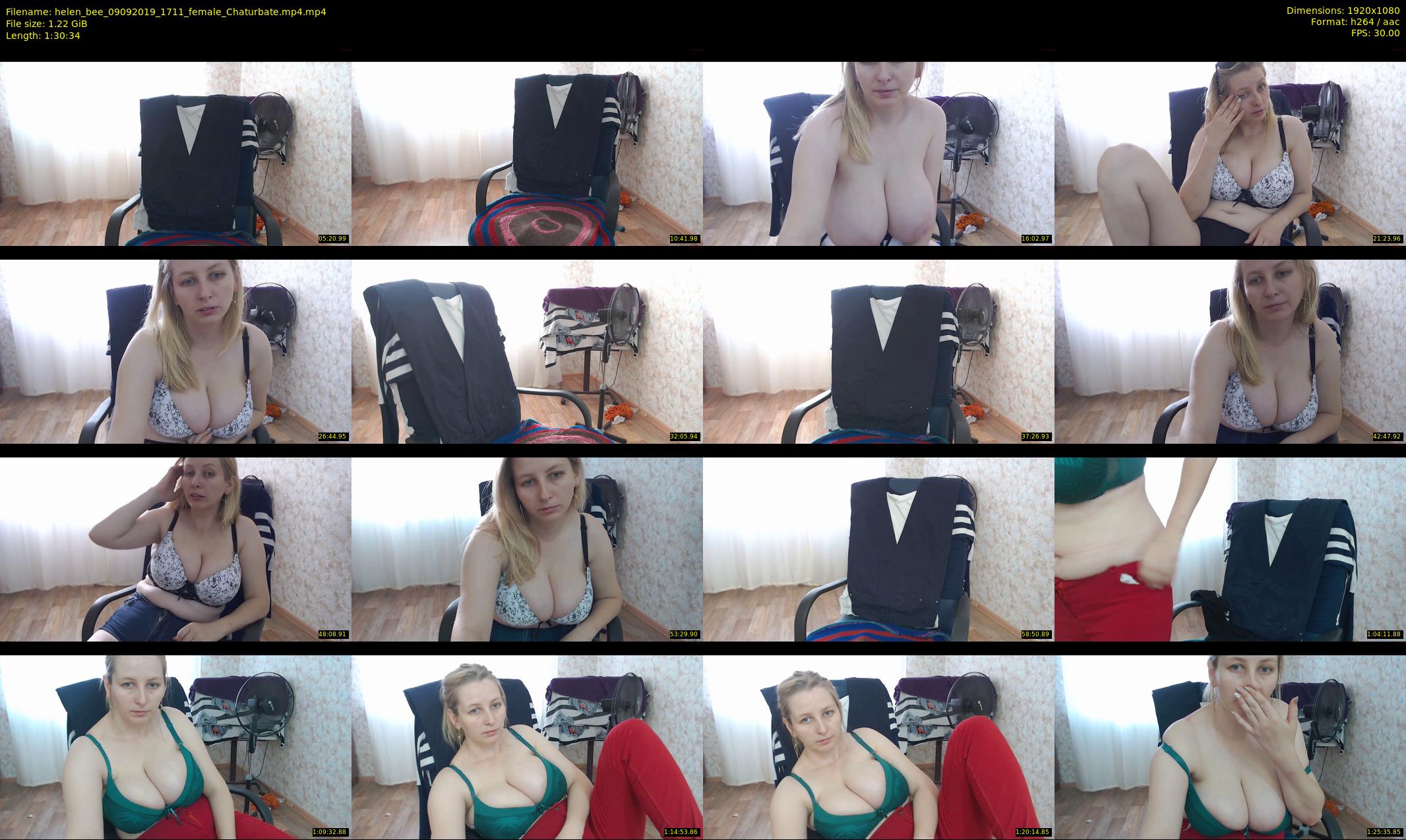 helen_bee — 91 minute Chaturbate female cam show recording, 1080p, Sep 9, 2019