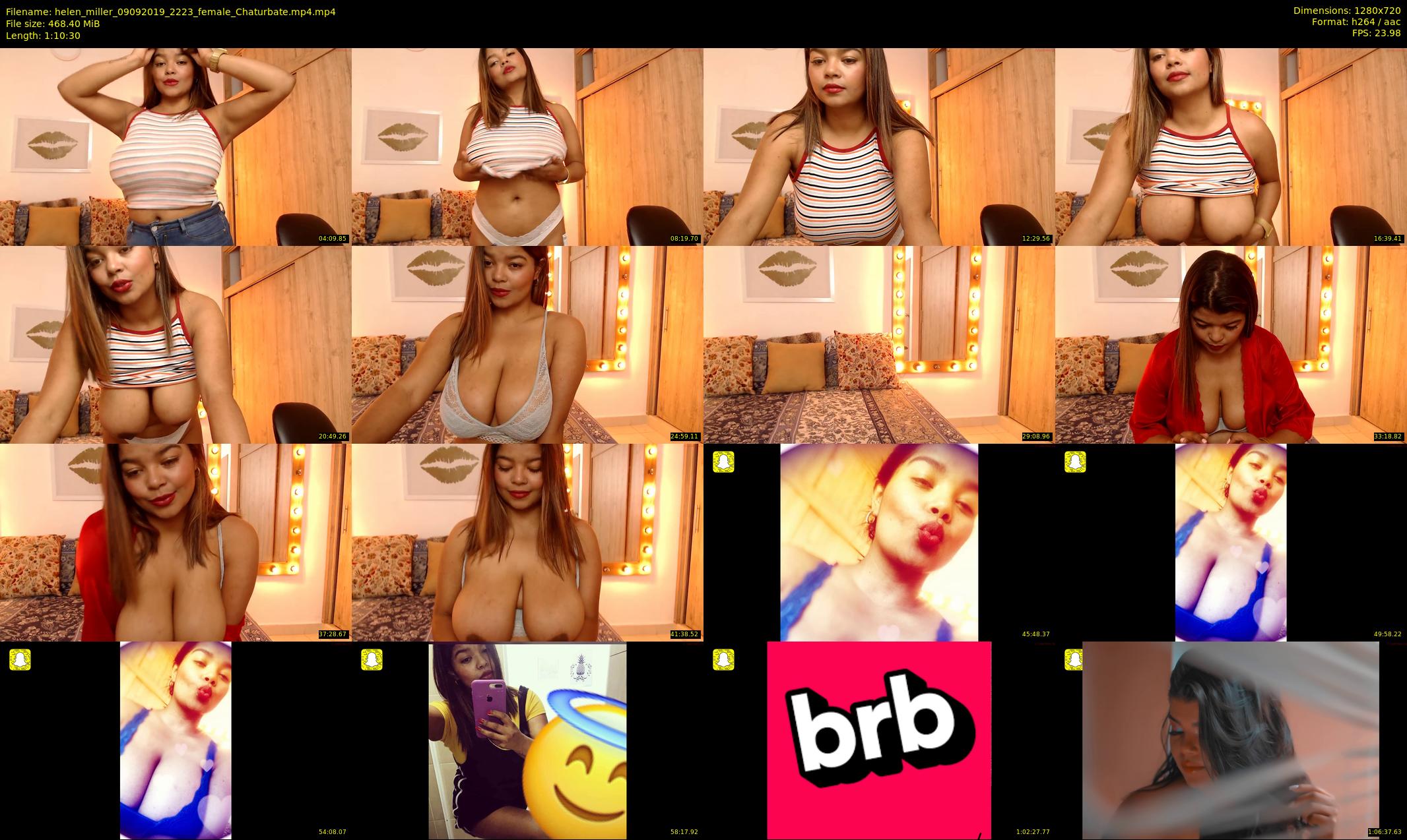 helen_miller — 71 minute Chaturbate female cam show recording, 720p, Sep 9, 2019