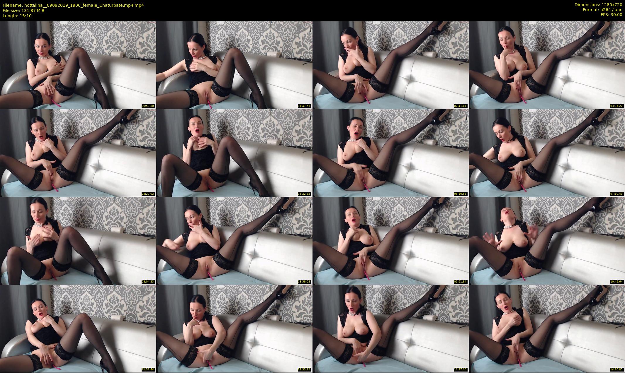 hottalina_ — 16 minute Chaturbate female cam show recording, 720p, Sep 9, 2019