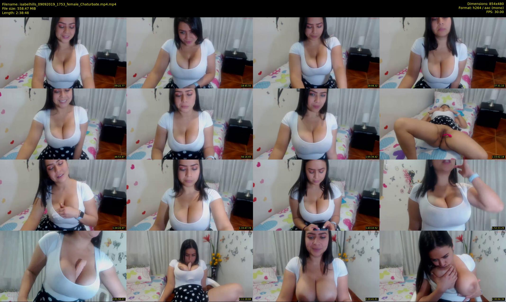 isabelhills — 159 minute Chaturbate female cam show recording, 480p, Sep 9, 2019