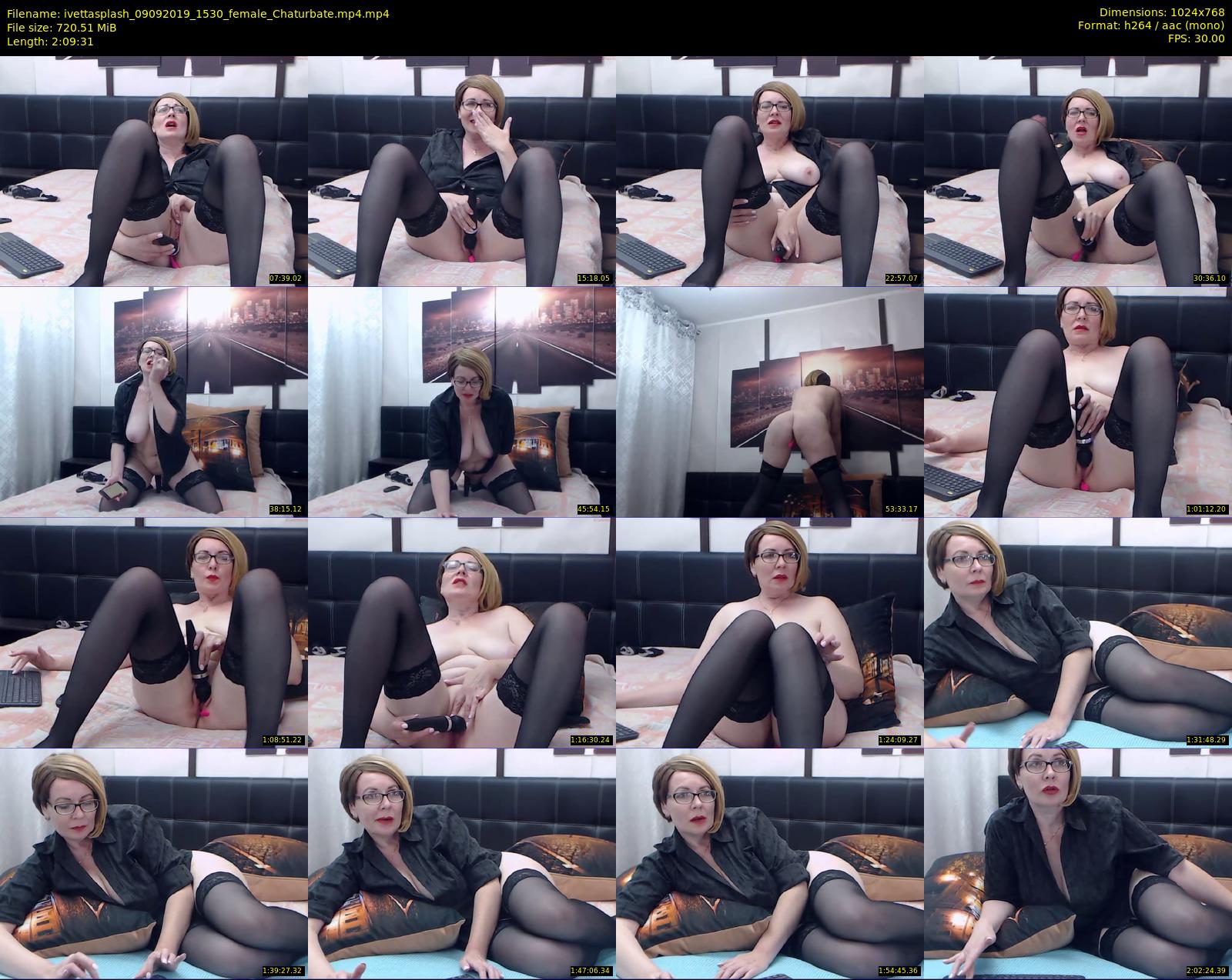 ivettasplash — 130 minute Chaturbate female cam show recording, 720p, Sep 9, 2019