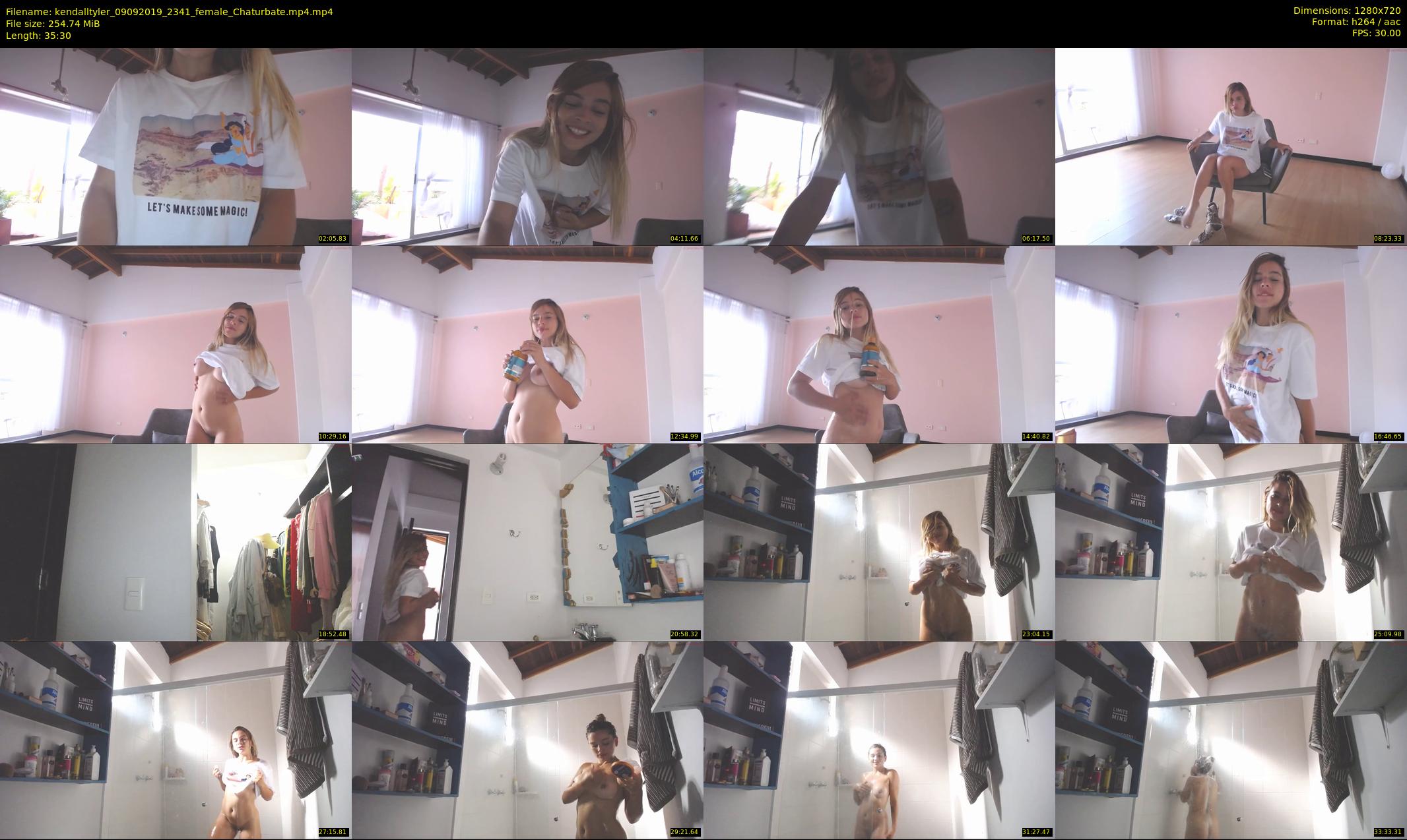 kendalltyler — 36 minute Chaturbate female cam show recording, 720p, Sep 9, 2019