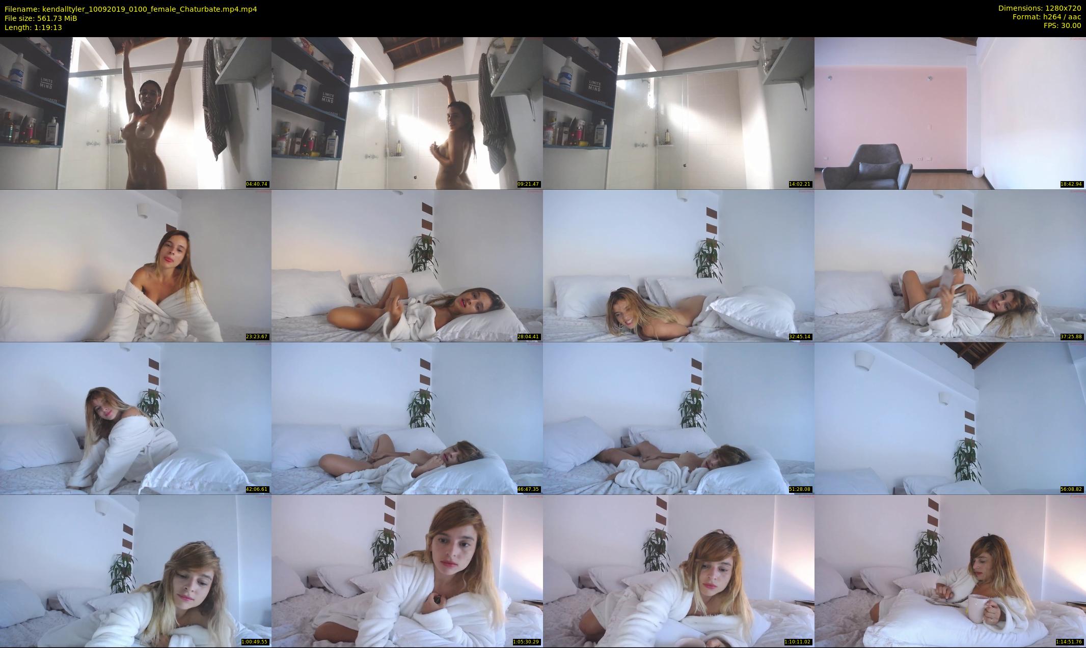 kendalltyler — 80 minute Chaturbate female cam show recording, 720p, Sep 10, 2019