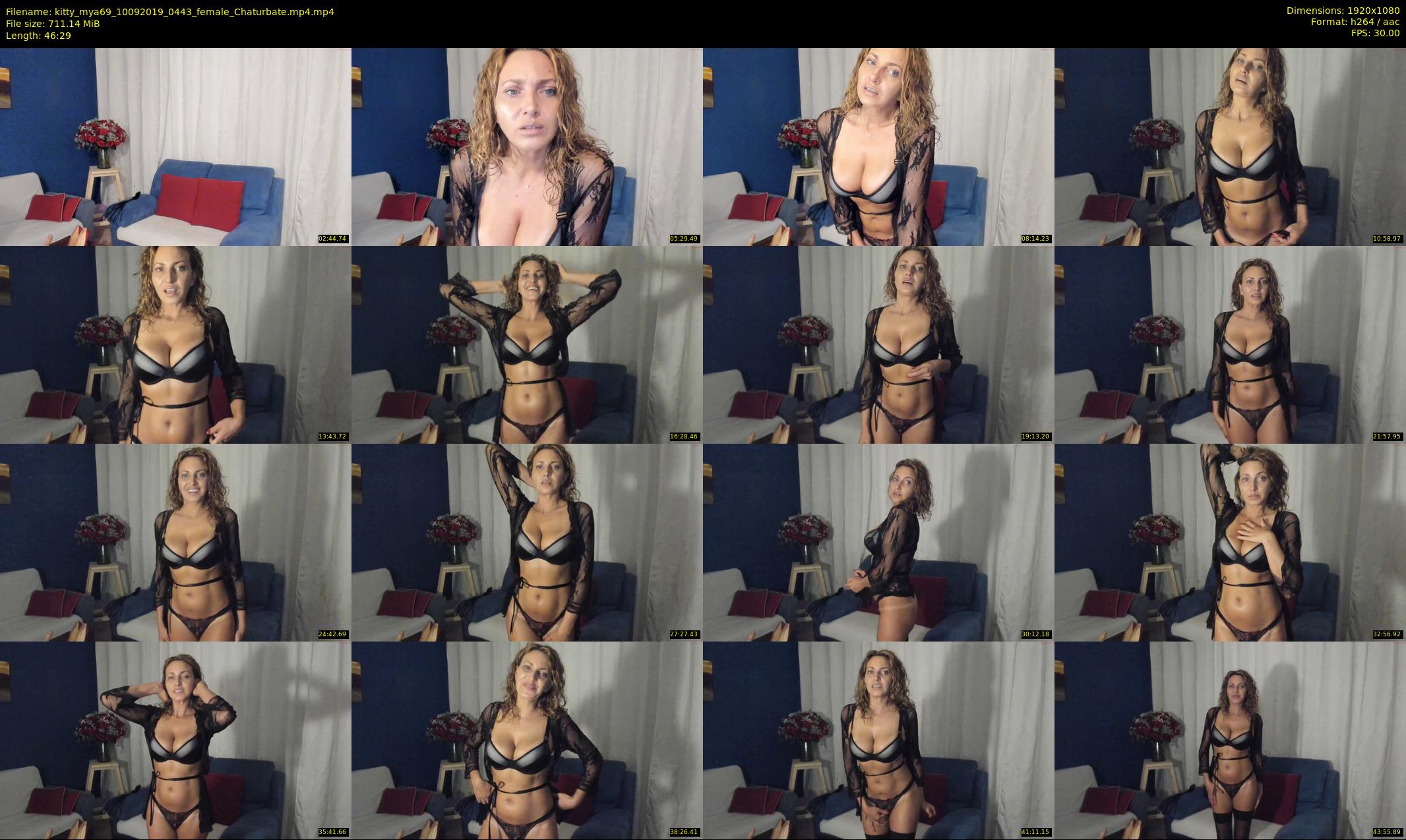 kitty_mya69 — 47 minute Chaturbate female cam show recording, 1080p, Sep 10, 2019