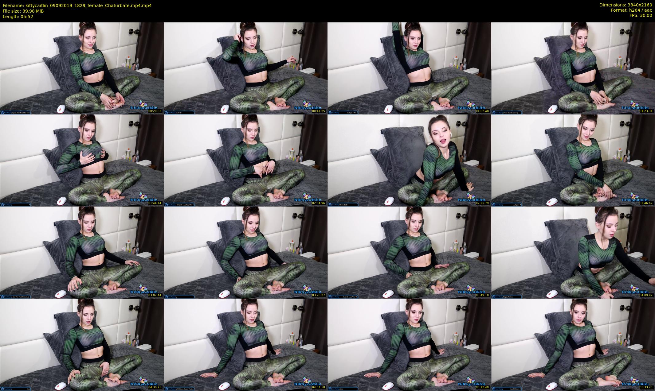 kittycaitlin — 6 minute Chaturbate female cam show recording, 4K, Sep 9, 2019