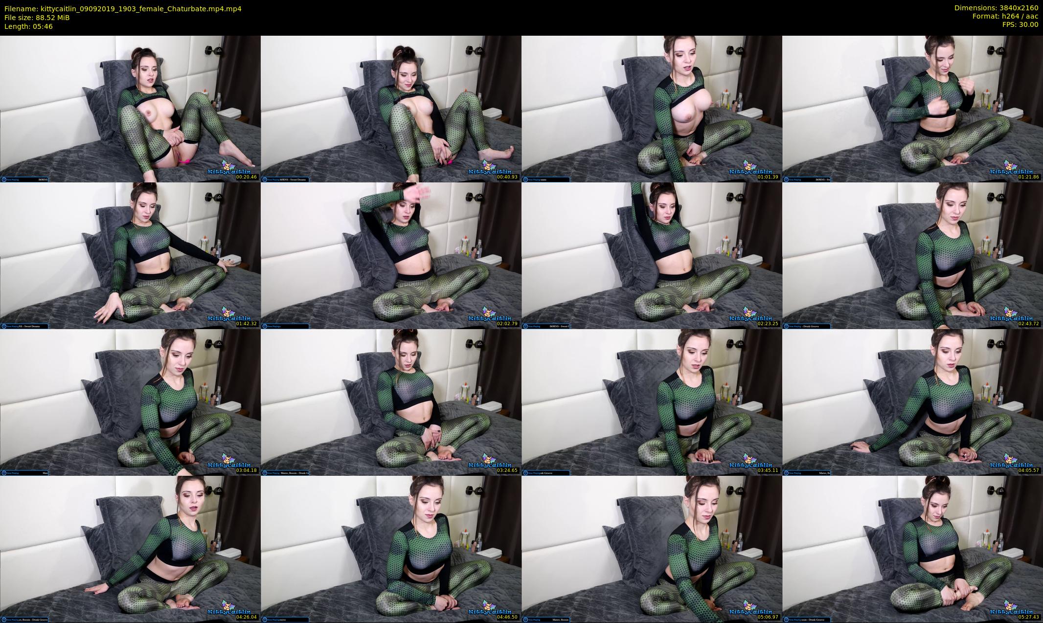 kittycaitlin — 6 minute Chaturbate female cam show recording, 4K, Sep 9, 2019