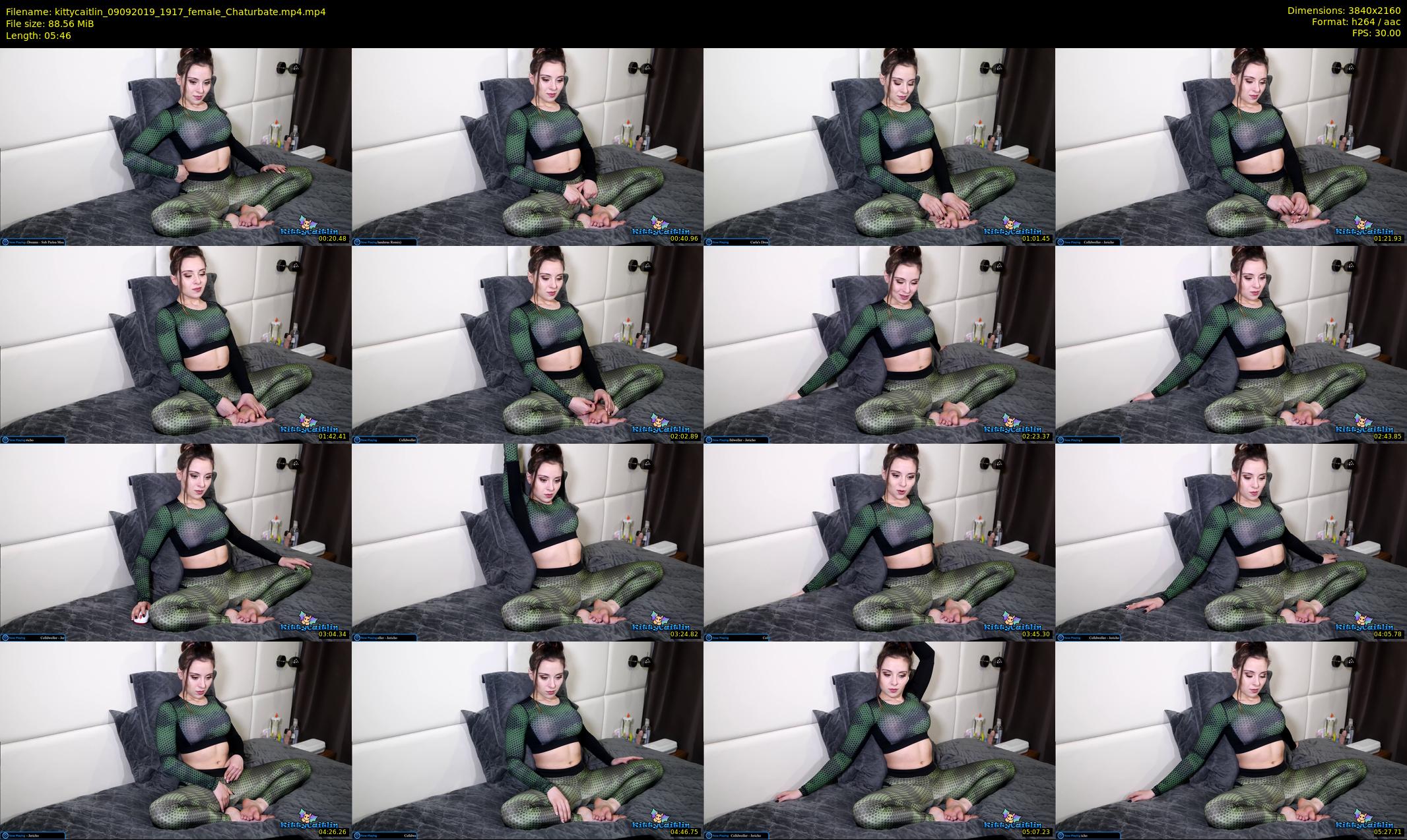 kittycaitlin — 6 minute Chaturbate female cam show recording, 4K, Sep 9, 2019