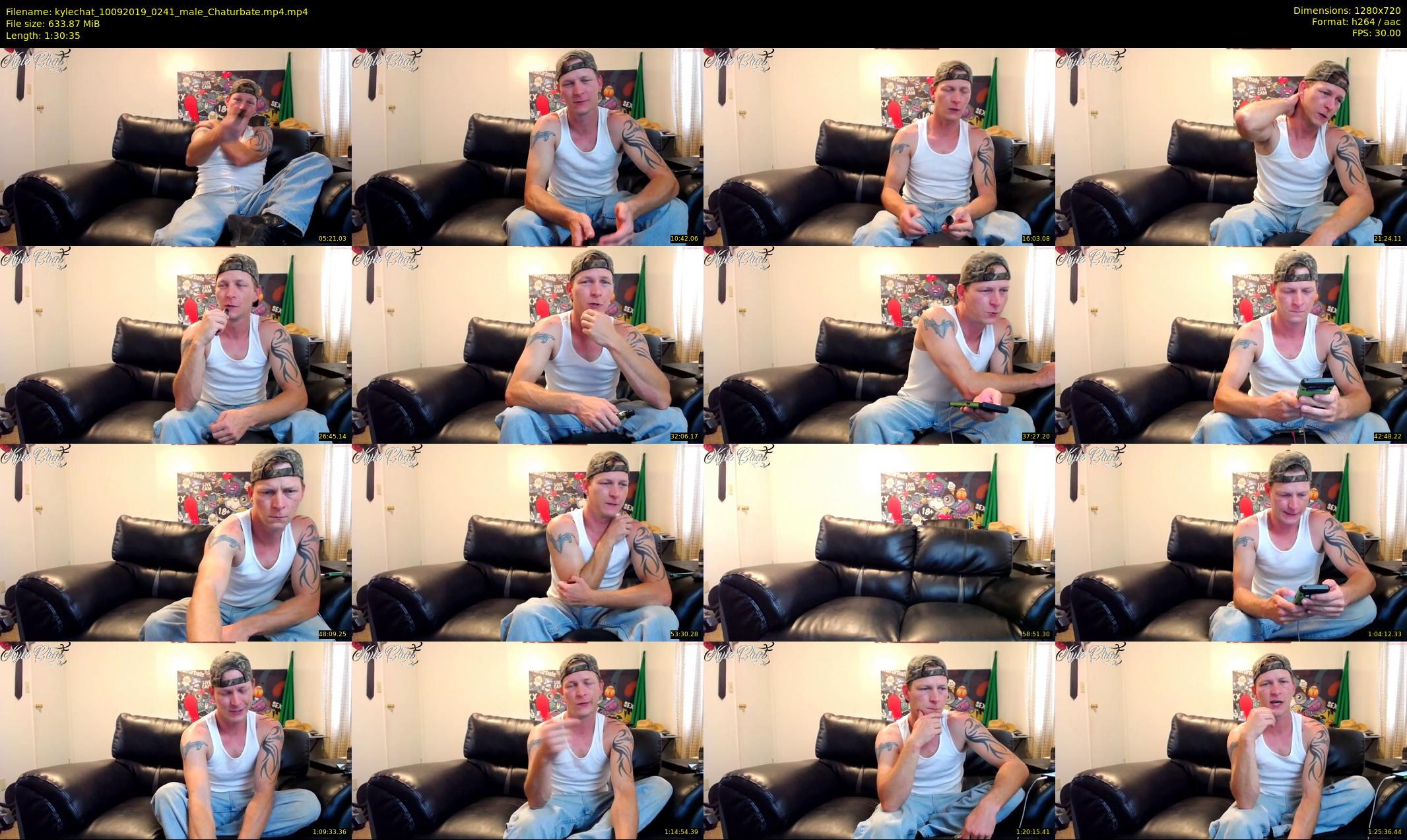 kylechat — 91 minute Chaturbate male cam show recording, 720p, Sep 10, 2019