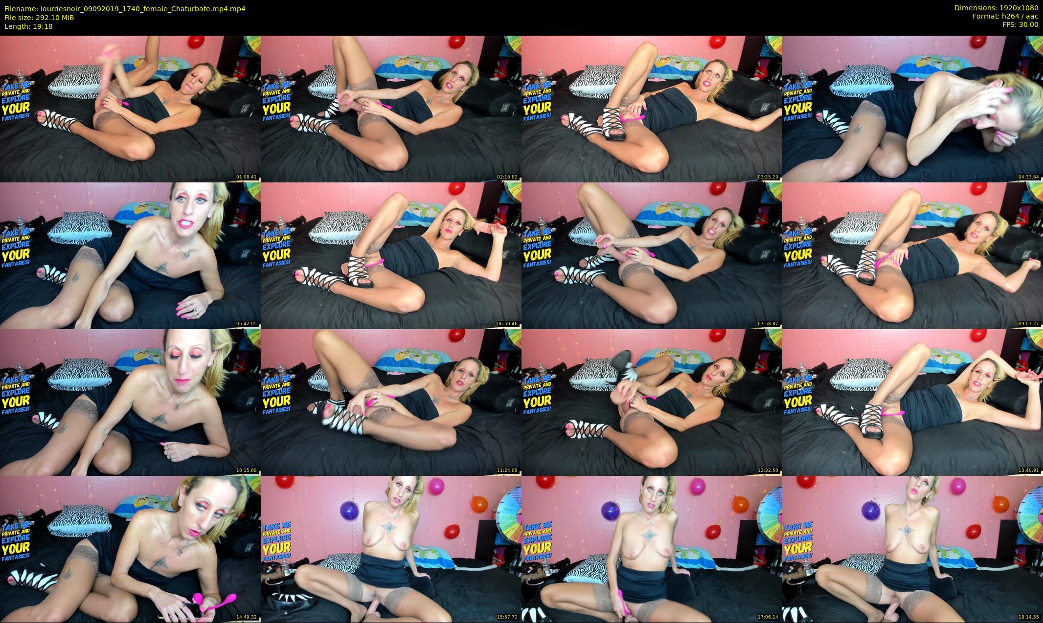 lourdesnoir — 20 minute Chaturbate female cam show recording, 1080p, Sep 9, 2019