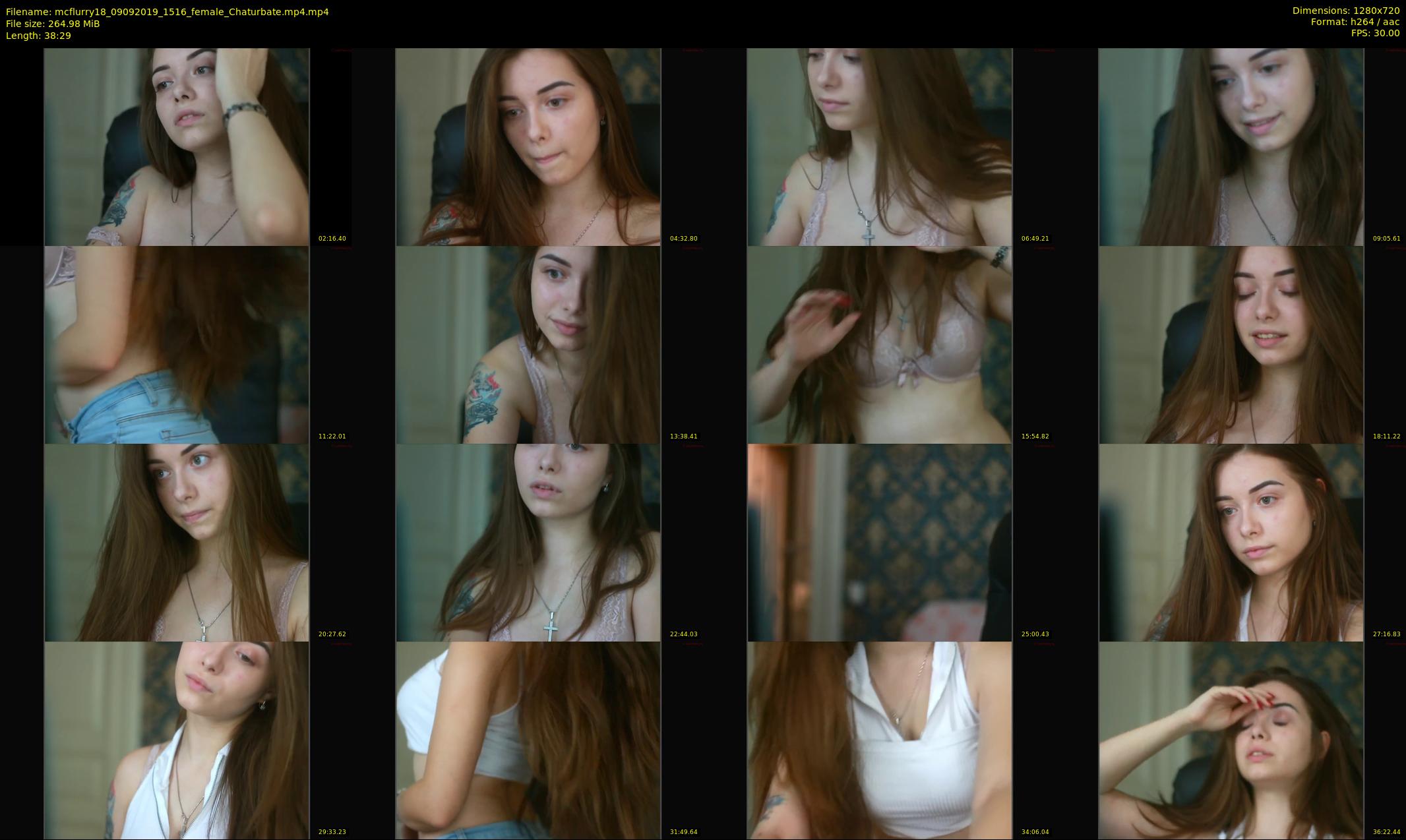 mcflurry18 — 39 minute Chaturbate female cam show recording, 720p, Sep 9, 2019