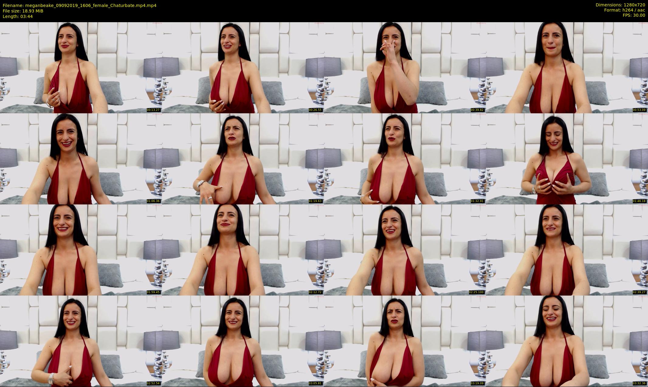 meganbeake — 4 minute Chaturbate female cam show recording, 720p, Sep 9, 2019