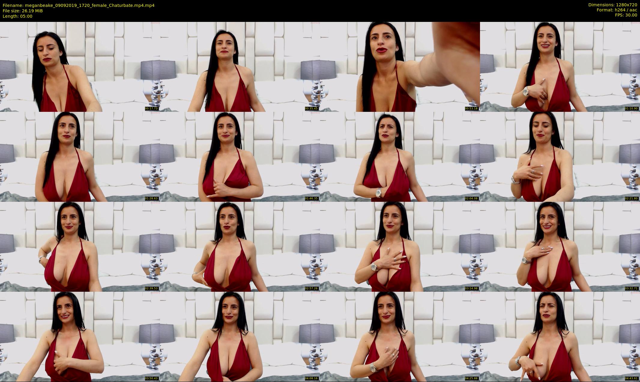 meganbeake — 5 minute Chaturbate female cam show recording, 720p, Sep 9, 2019