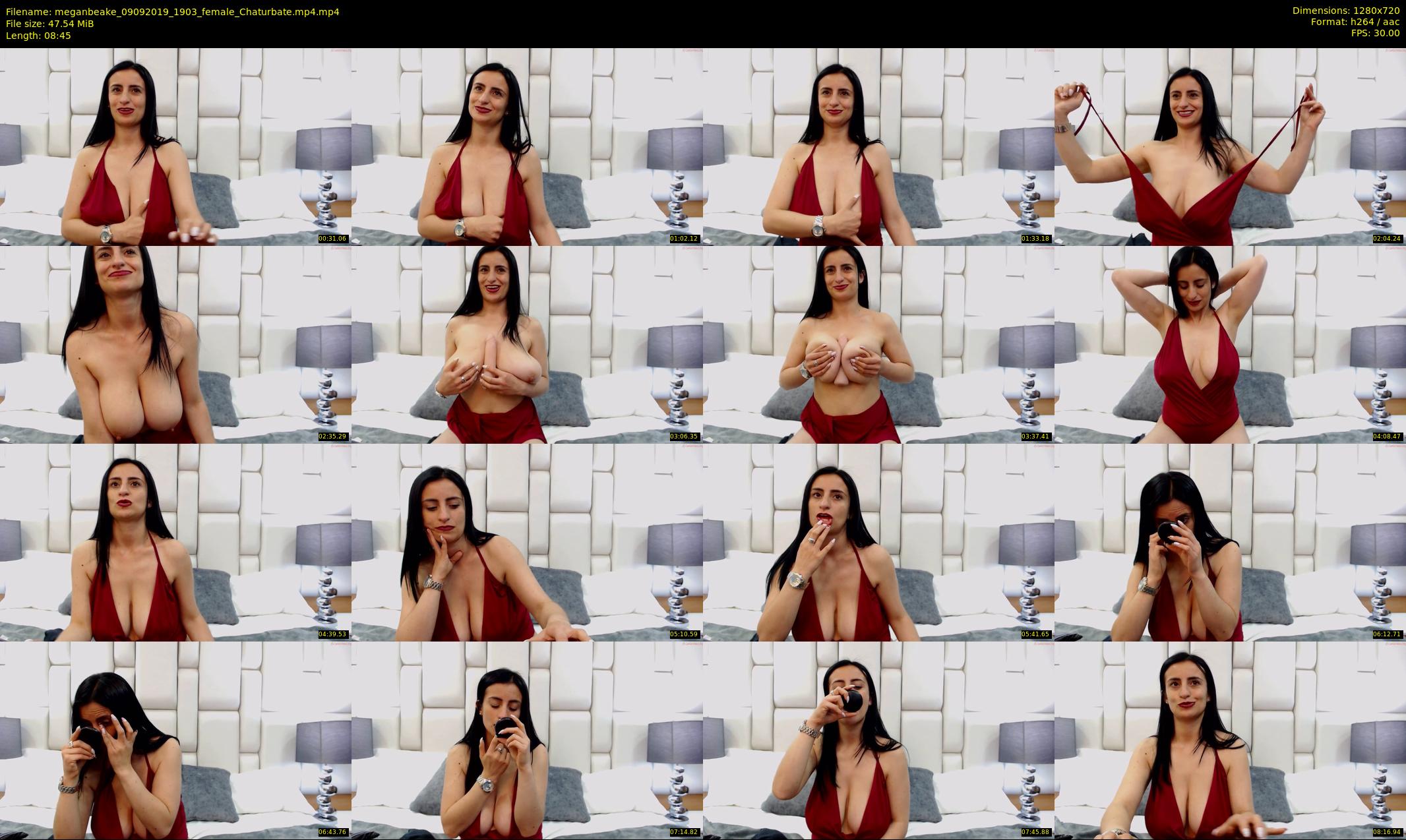 meganbeake — 9 minute Chaturbate female cam show recording, 720p, Sep 9, 2019