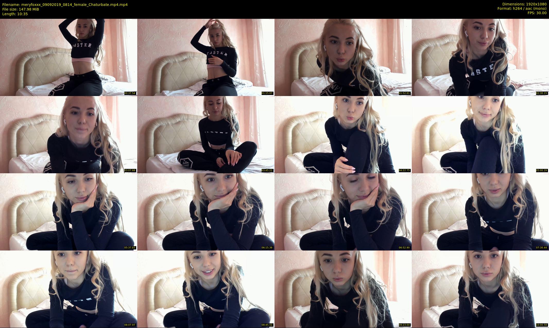 meryfoxxx — 11 minute Chaturbate female cam show recording, 1080p, Sep 9, 2019