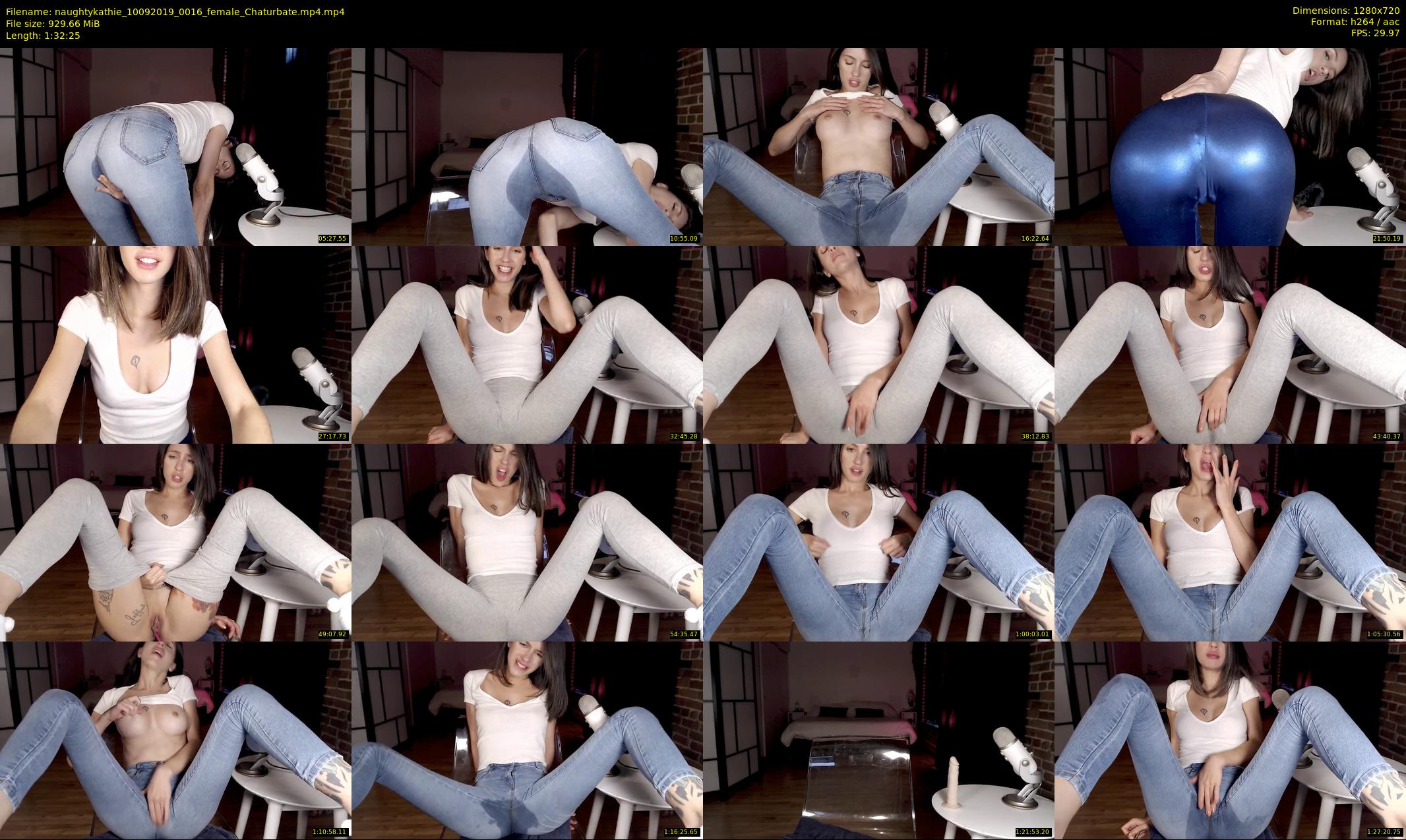naughtykathie — 93 minute Chaturbate female cam show recording, 720p, Sep 10, 2019