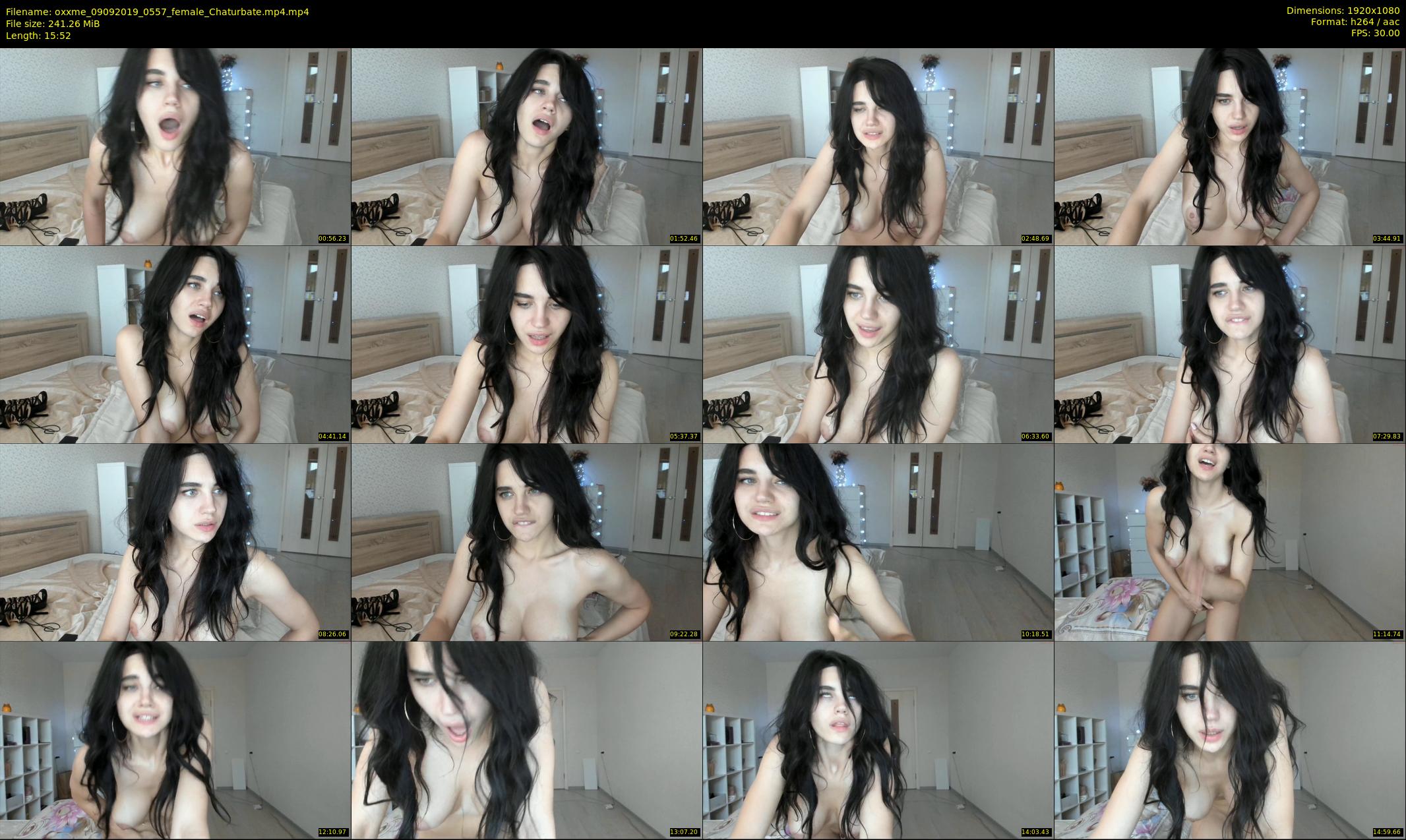 oxxme — 16 minute Chaturbate female cam show recording, 1080p, Sep 9, 2019