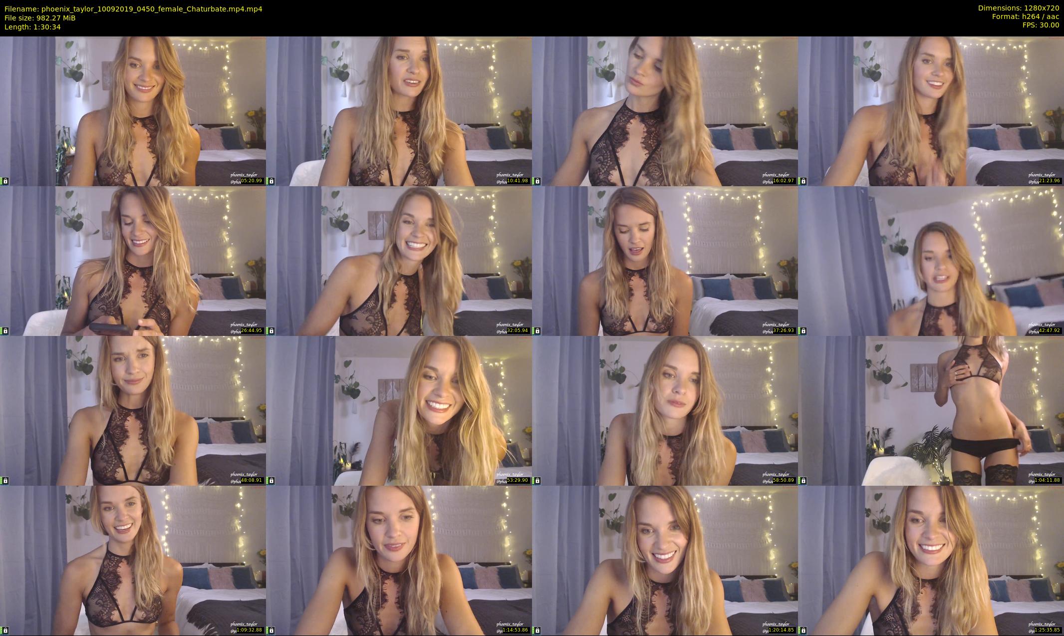 phoenix_taylor — 91 minute Chaturbate female cam show recording, 720p, Sep 10, 2019