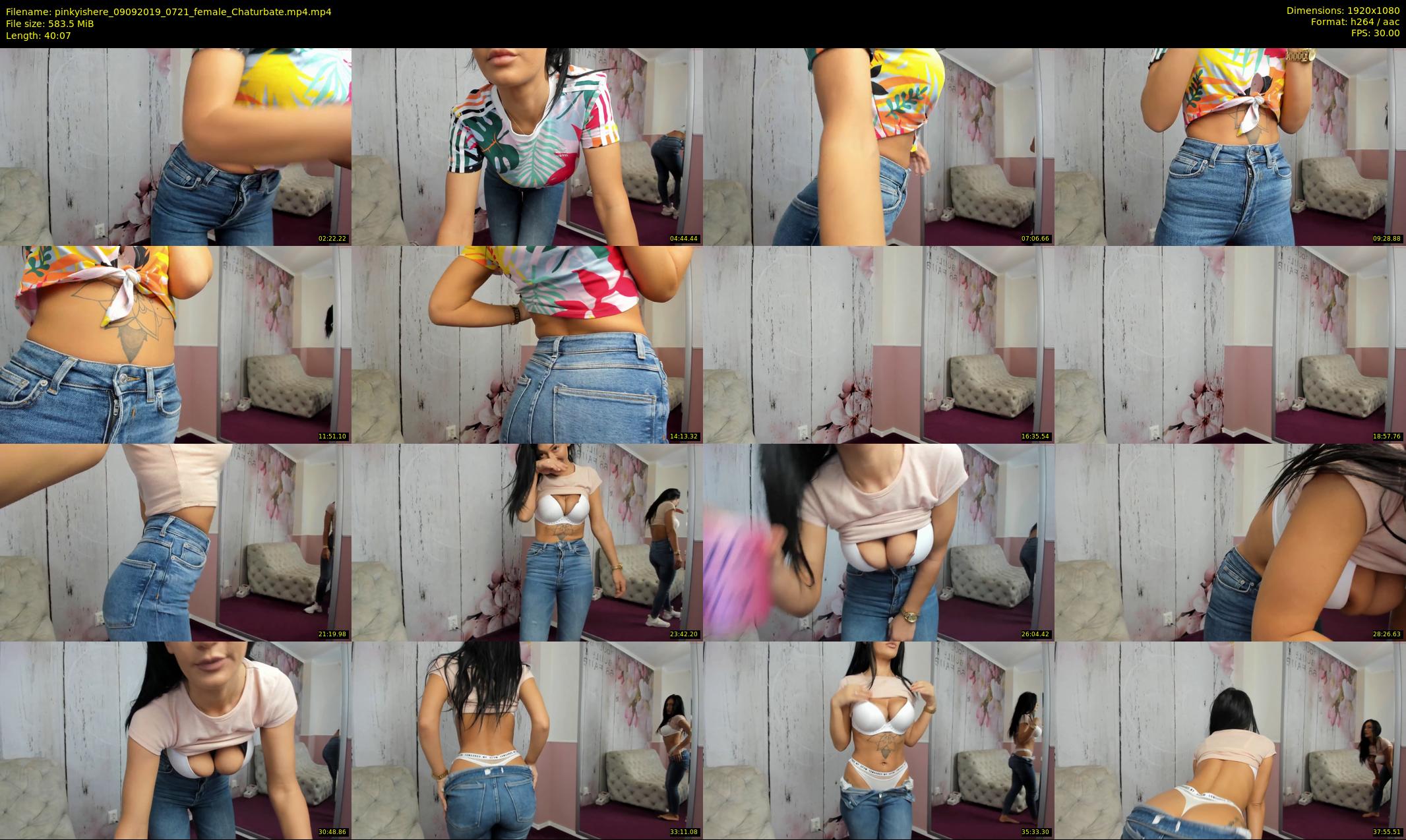pinkyishere — 41 minute Chaturbate female cam show recording, 1080p, Sep 9, 2019