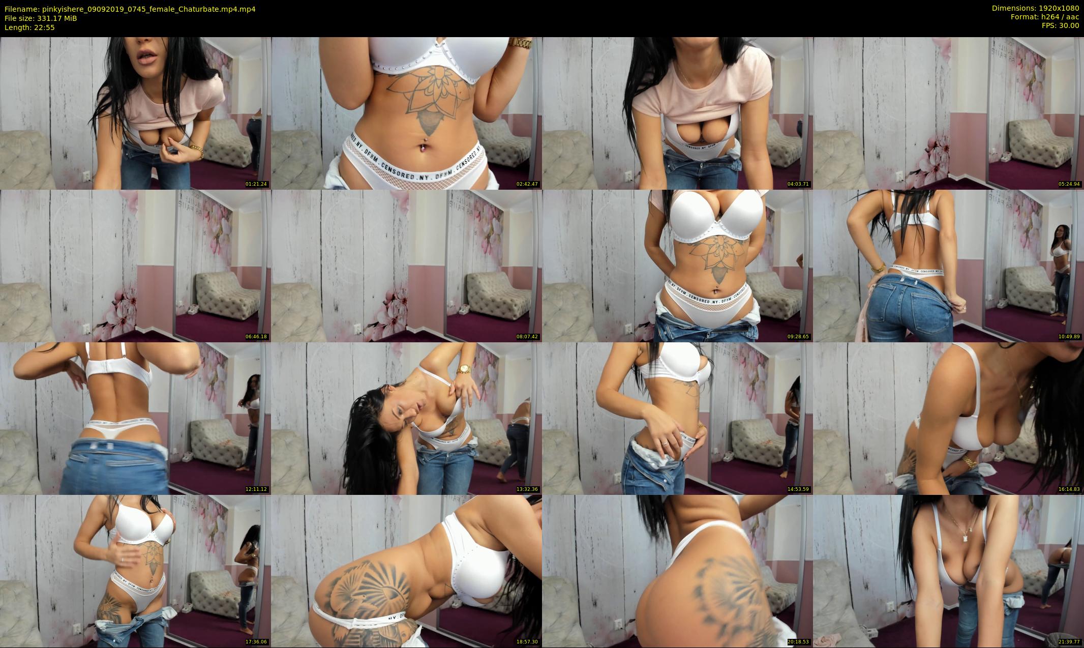 pinkyishere — 23 minute Chaturbate female cam show recording, 1080p, Sep 9, 2019