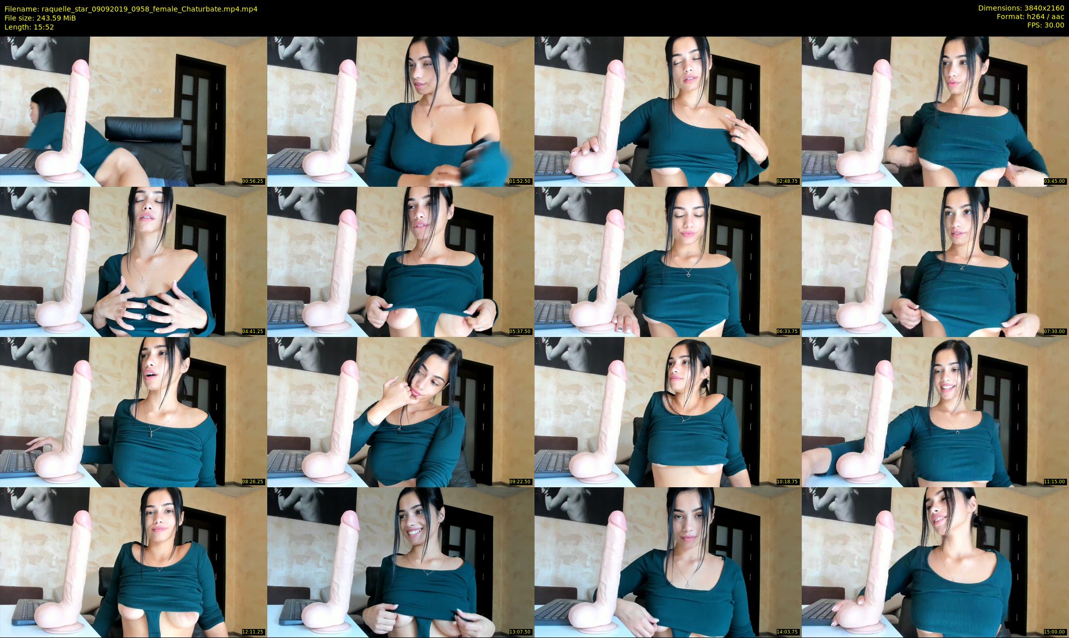 raquelle_star — 16 minute Chaturbate couple cam show recording, 4K, Sep 9, 2019