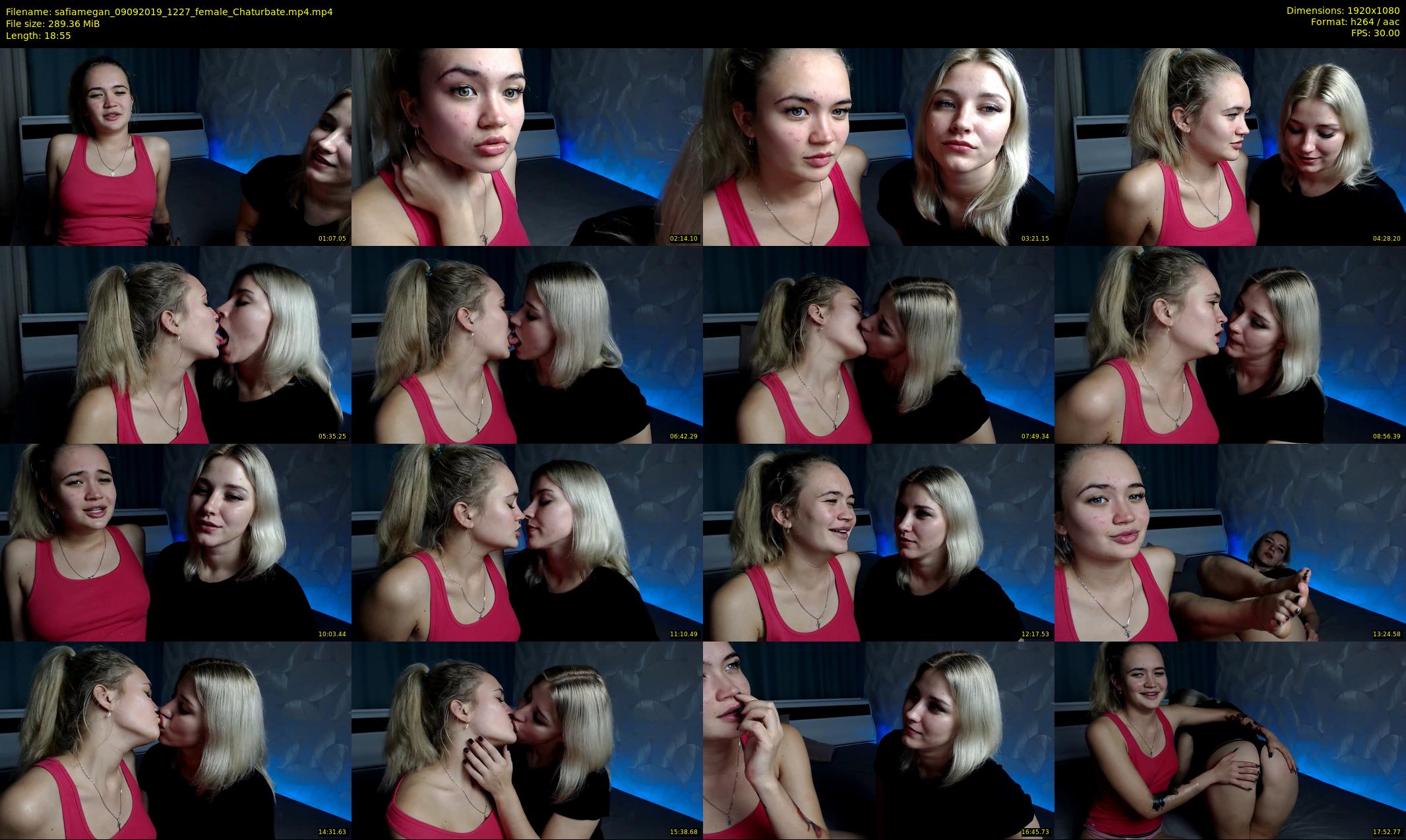 safiamegan — 19 minute Chaturbate couple cam show recording, 1080p, Sep 9, 2019