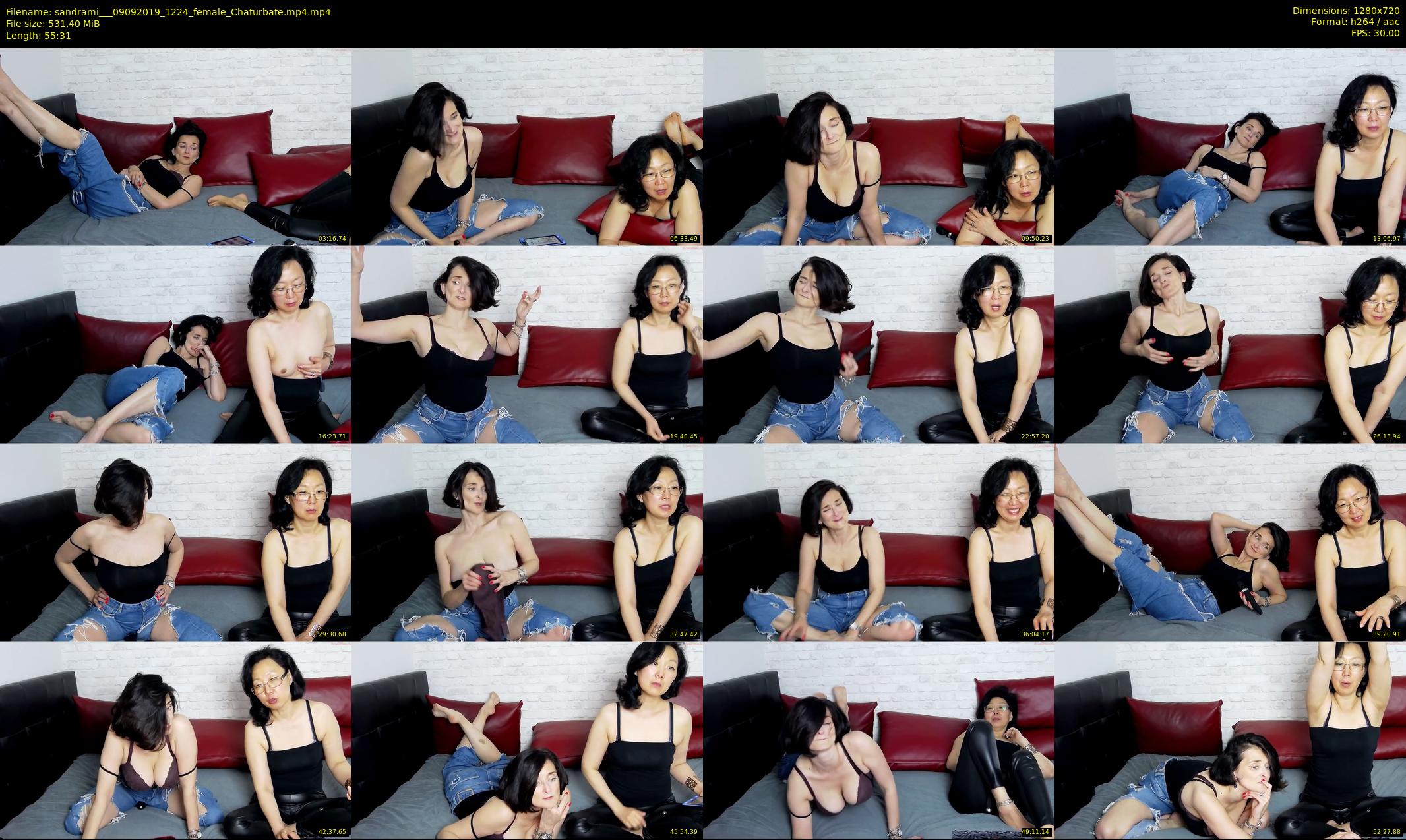 sandrami__ — 56 minute Chaturbate female cam show recording, 720p, Sep 9, 2019