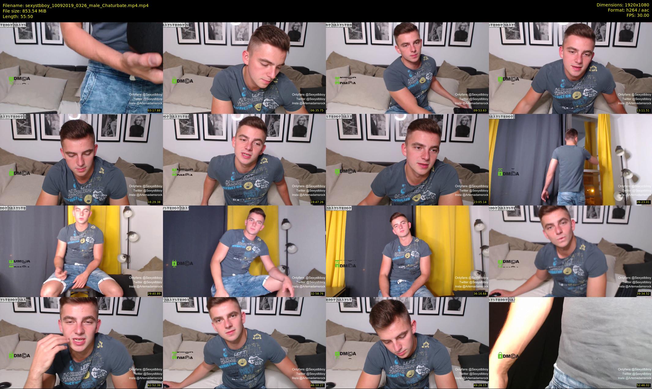 sexystbboy — 56 minute Chaturbate male cam show recording, 1080p, Sep 10, 2019