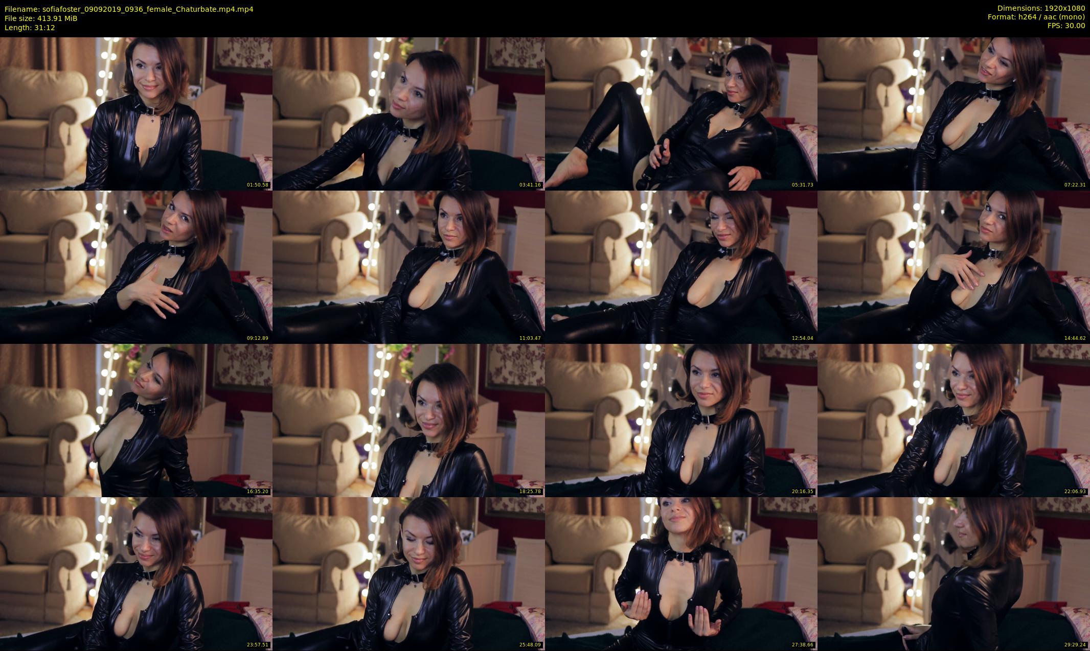 sofiafoster — 32 minute Chaturbate female cam show recording, 1080p, Sep 9, 2019