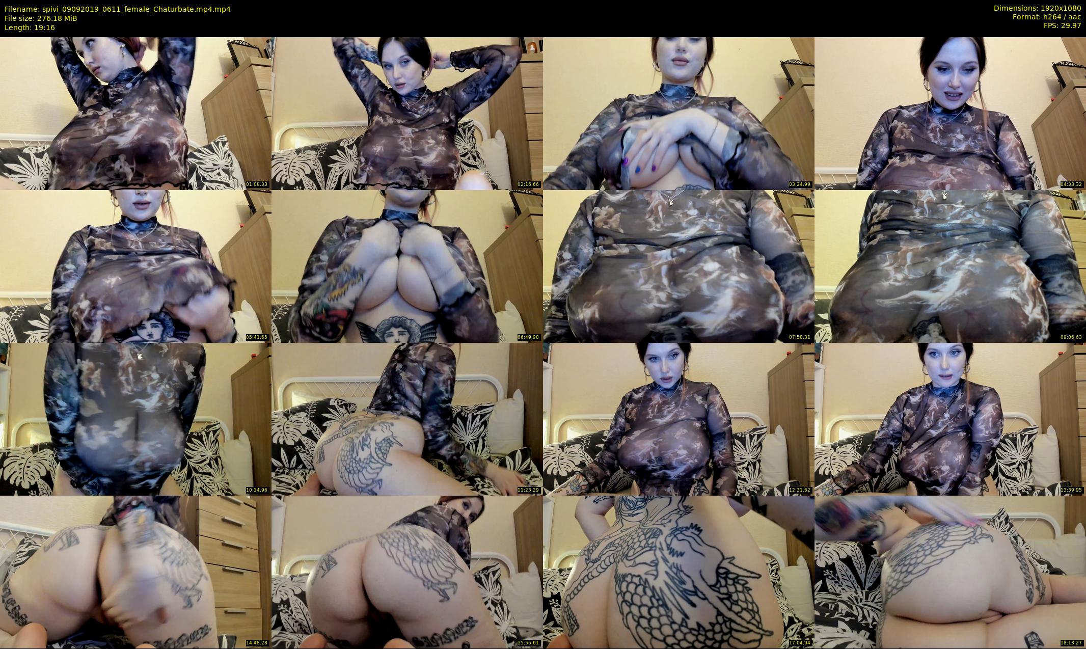 spivi — 20 minute Chaturbate female cam show recording, 1080p, Sep 9, 2019