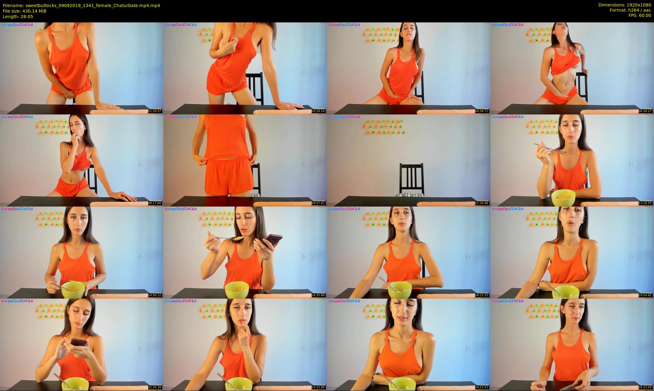 sweetbuttocks — 29 minute Chaturbate female cam show recording, 1080p, Sep 9, 2019