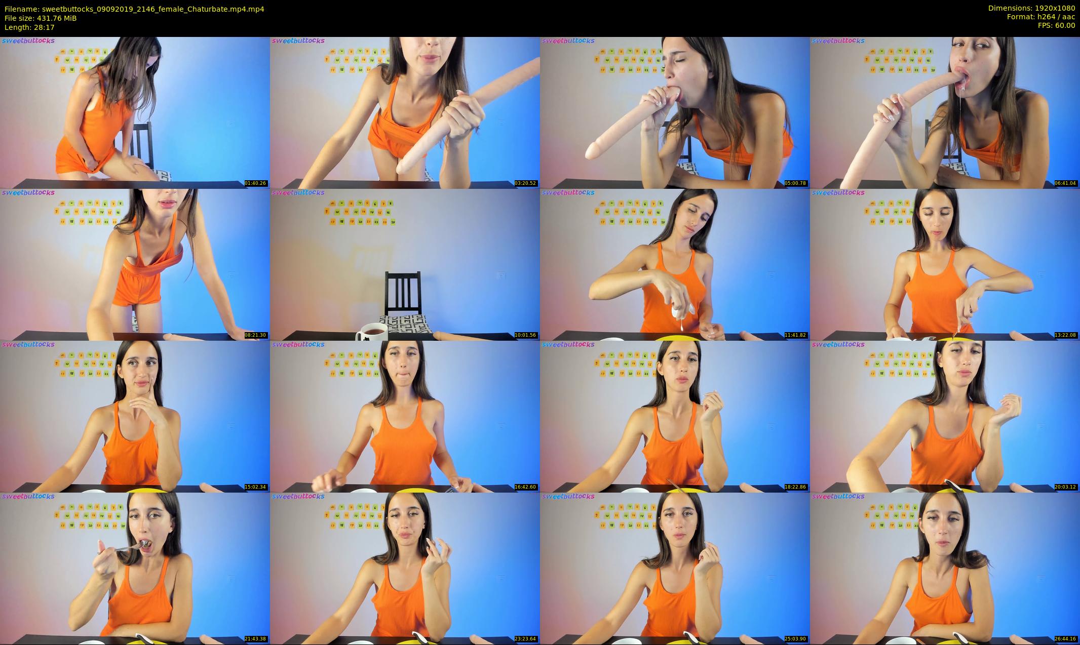 sweetbuttocks — 29 minute Chaturbate female cam show recording, 1080p, Sep 9, 2019