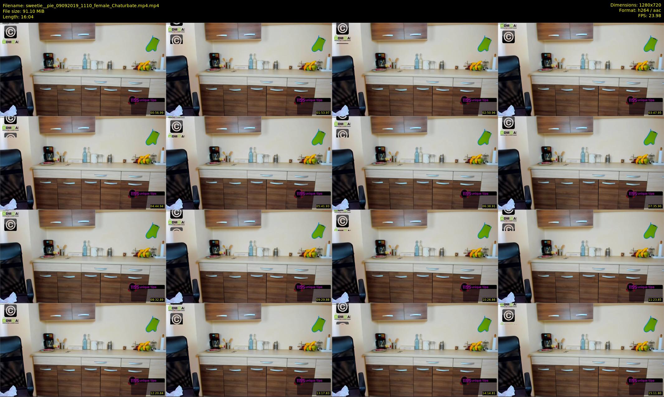 sweetie__pie — 17 minute Chaturbate female cam show recording, 720p, Sep 9, 2019