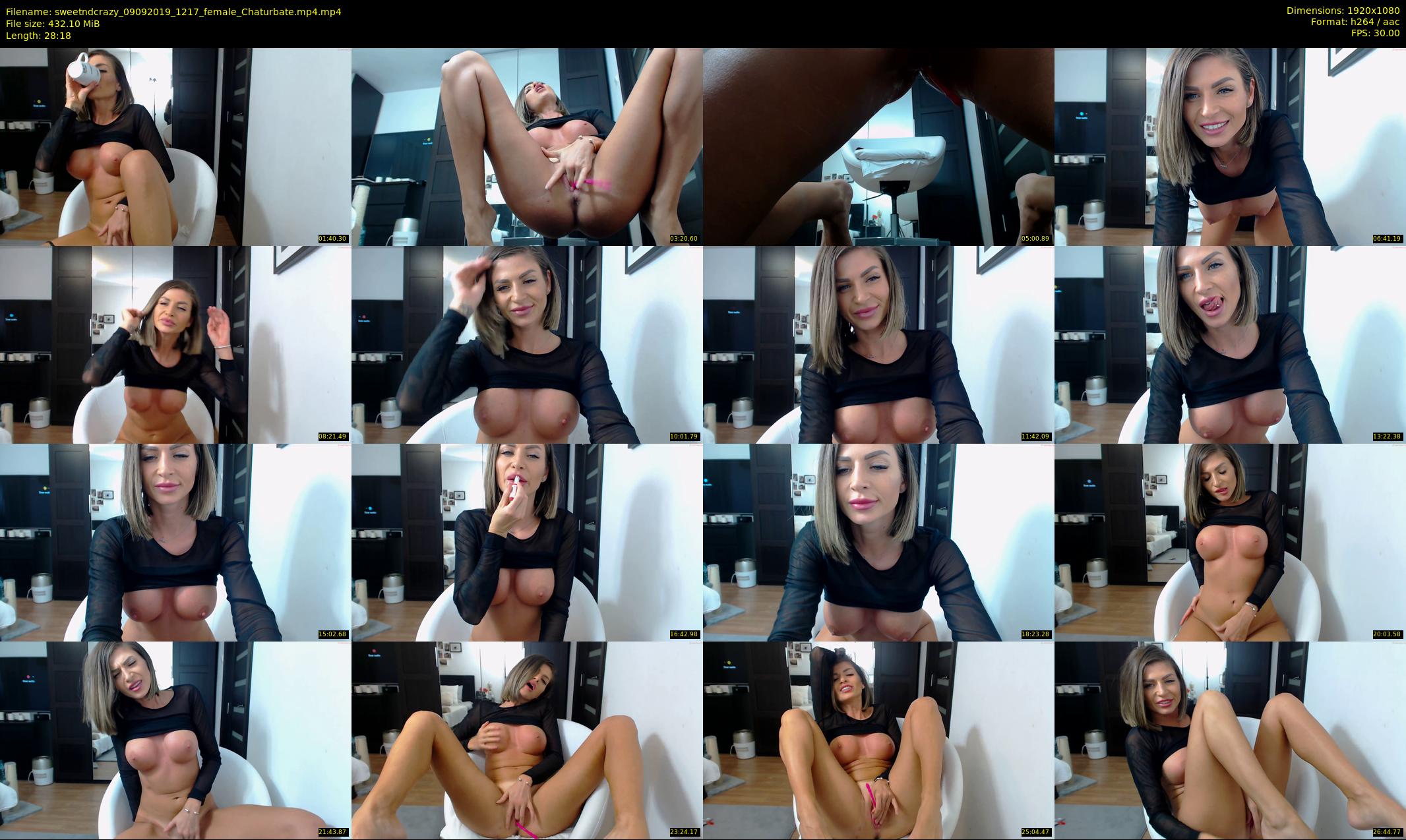sweetndcrazy — 29 minute Chaturbate female cam show recording, 1080p, Sep 9, 2019